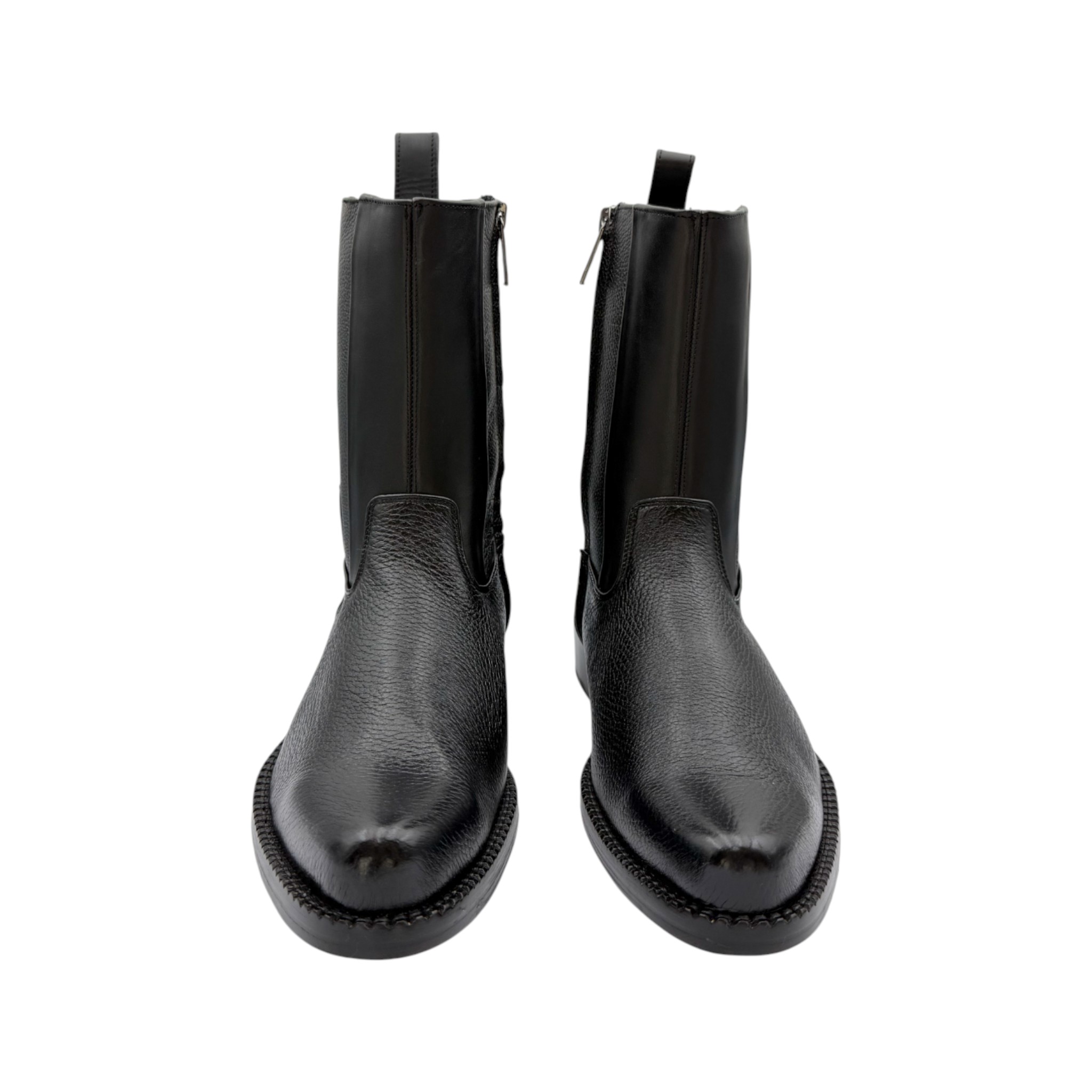 BOTA DE VESTIR EN PIEL GENUINA DE VENADO PARA CABALLERO.