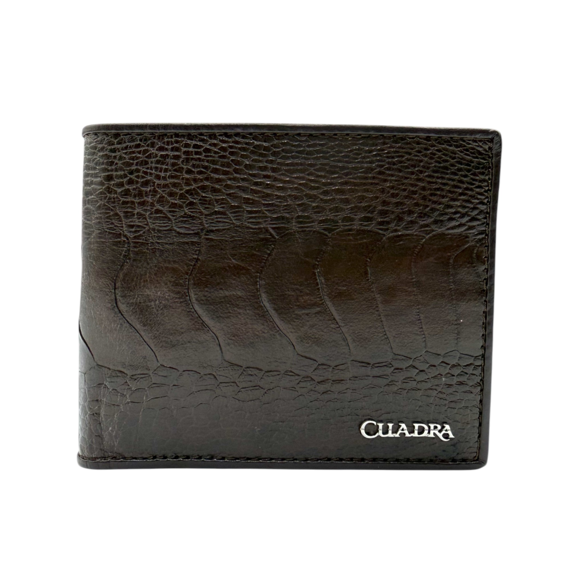 IMG_4239-Photoroom CARTERA CUADRA EN PIEL GENUINA DE PATA DE AVESTRUZ CAFÉ.