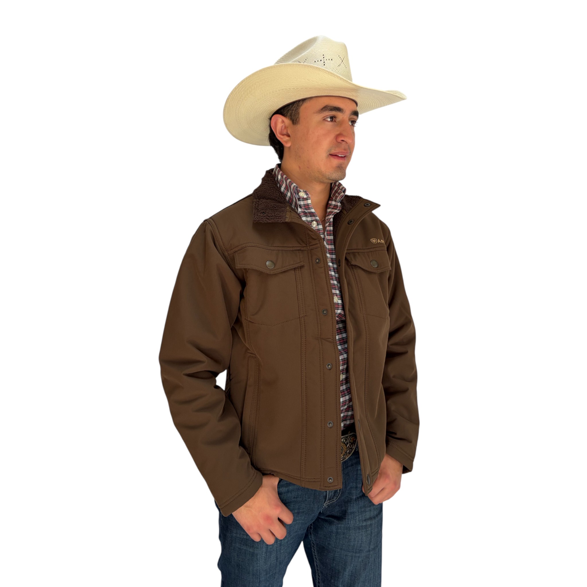 CHAMARRA ARIAT SOFTSHELL VERNON SHERPA 2.0 CAFÉ.