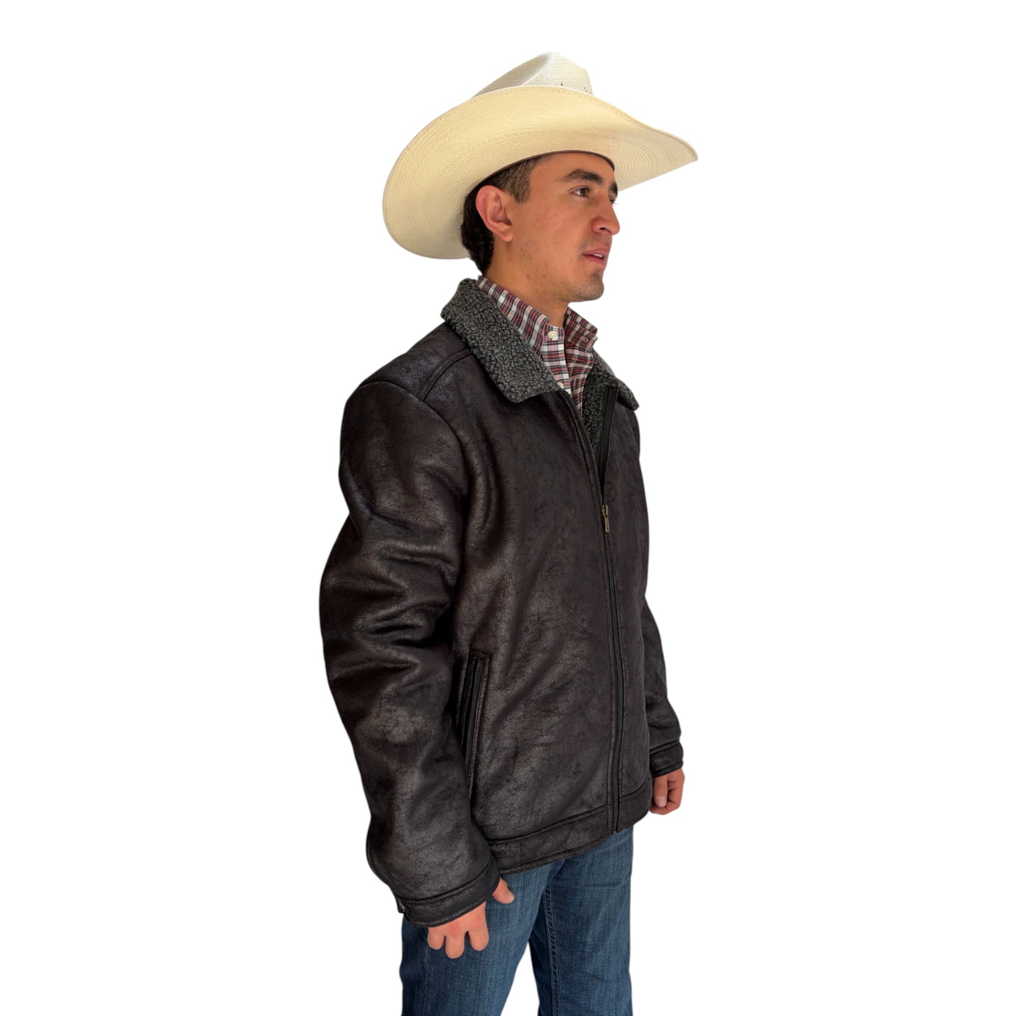 CHAMARRA TOMBSTONE TIPO MARLBORO NEGRO.