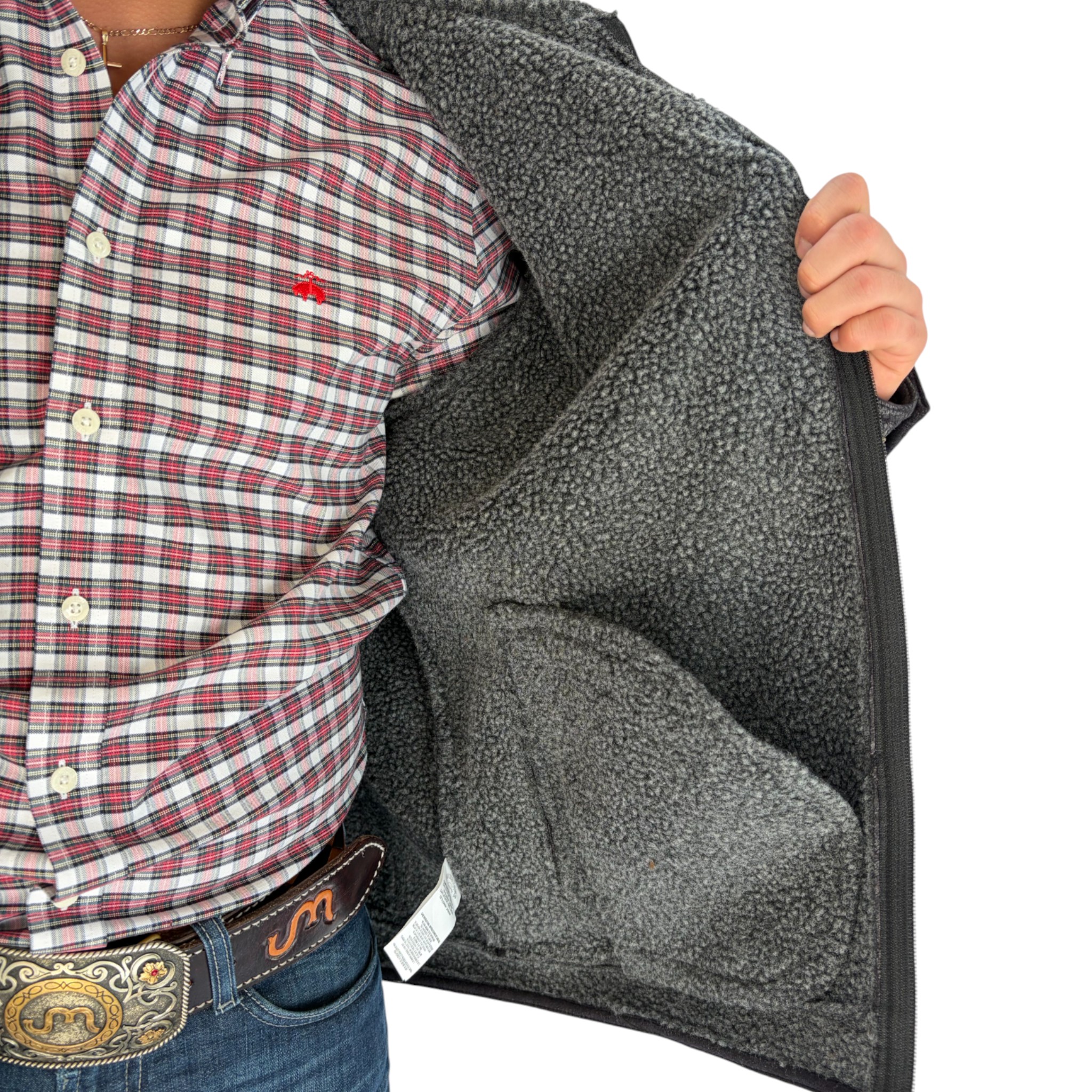 CHAMARRA TOMBSTONE TIPO MARLBORO NEGRO.