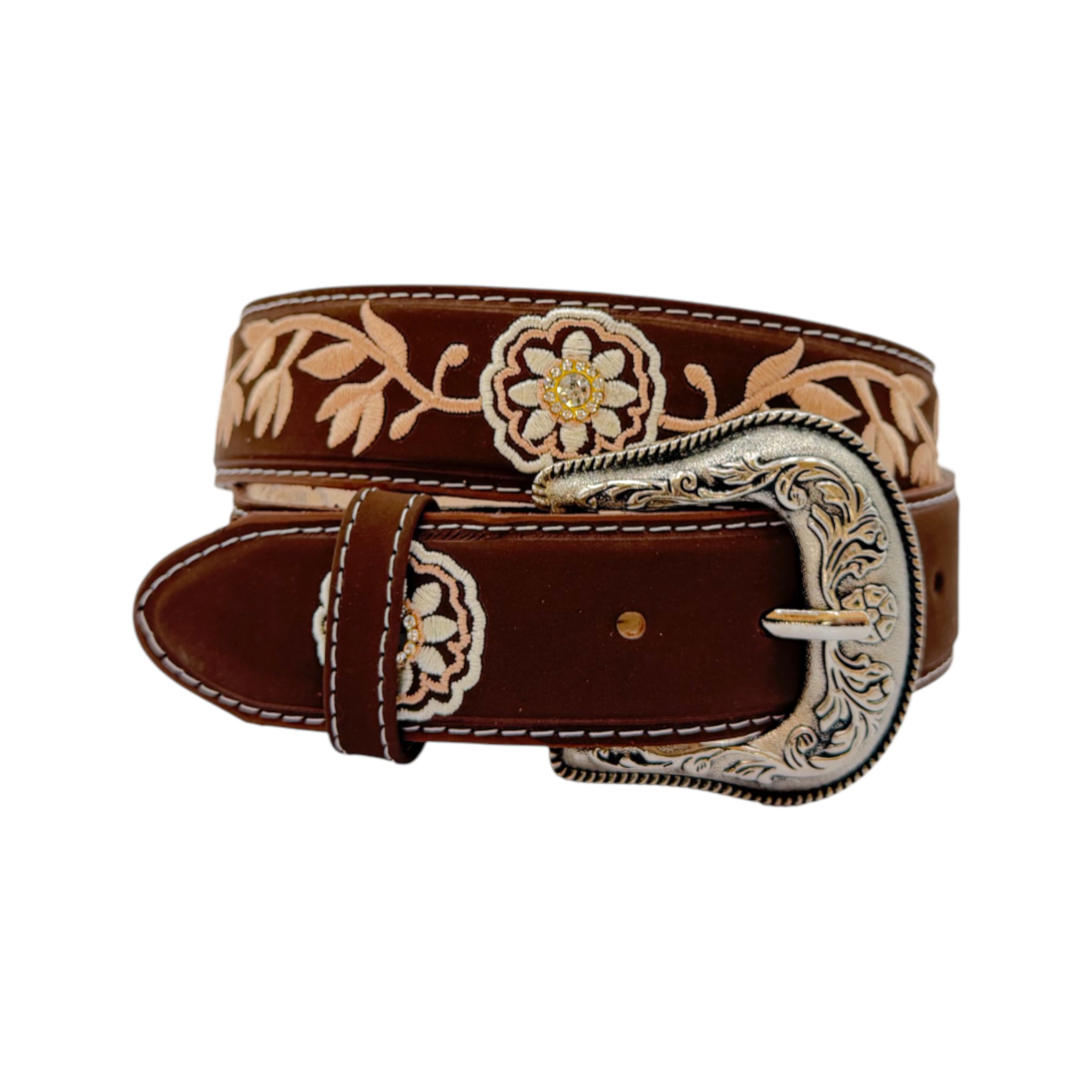 CINTO DAMA BORDADO MARSE CAFÉ.