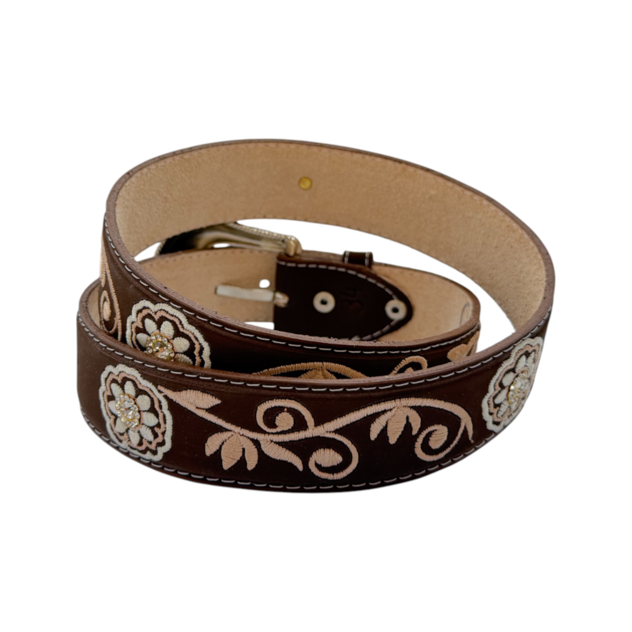 CINTO DAMA BORDADO MARSE CAFÉ.