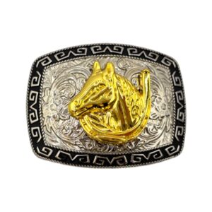 IMG_4042-Photoroom HEBILLA ALPACAR VAQUERA SEMI OVAL COLOR PLATA CON HERRADURA Y CABALLO.