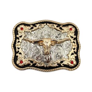 IMG_4043-Photoroom HEBILLA DE ALPACAR VAQUERA ONDULADA CON FLOR Y PIEDRA ROJA CON TORO.