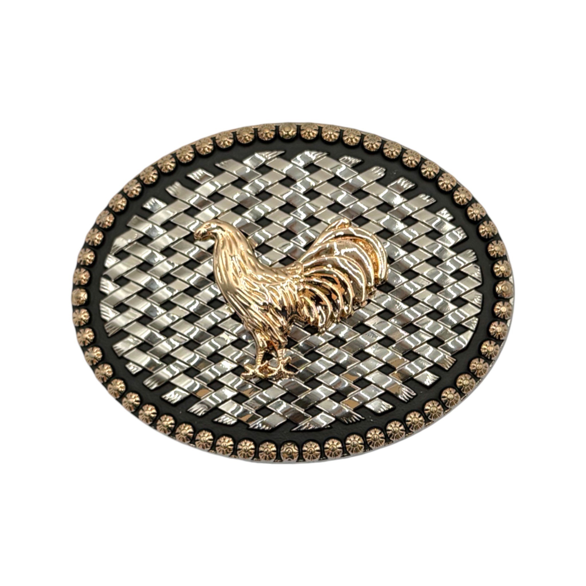 HEBILLA DE ALPACAR VAQUERA REDONDA PETATILLO GALLO.