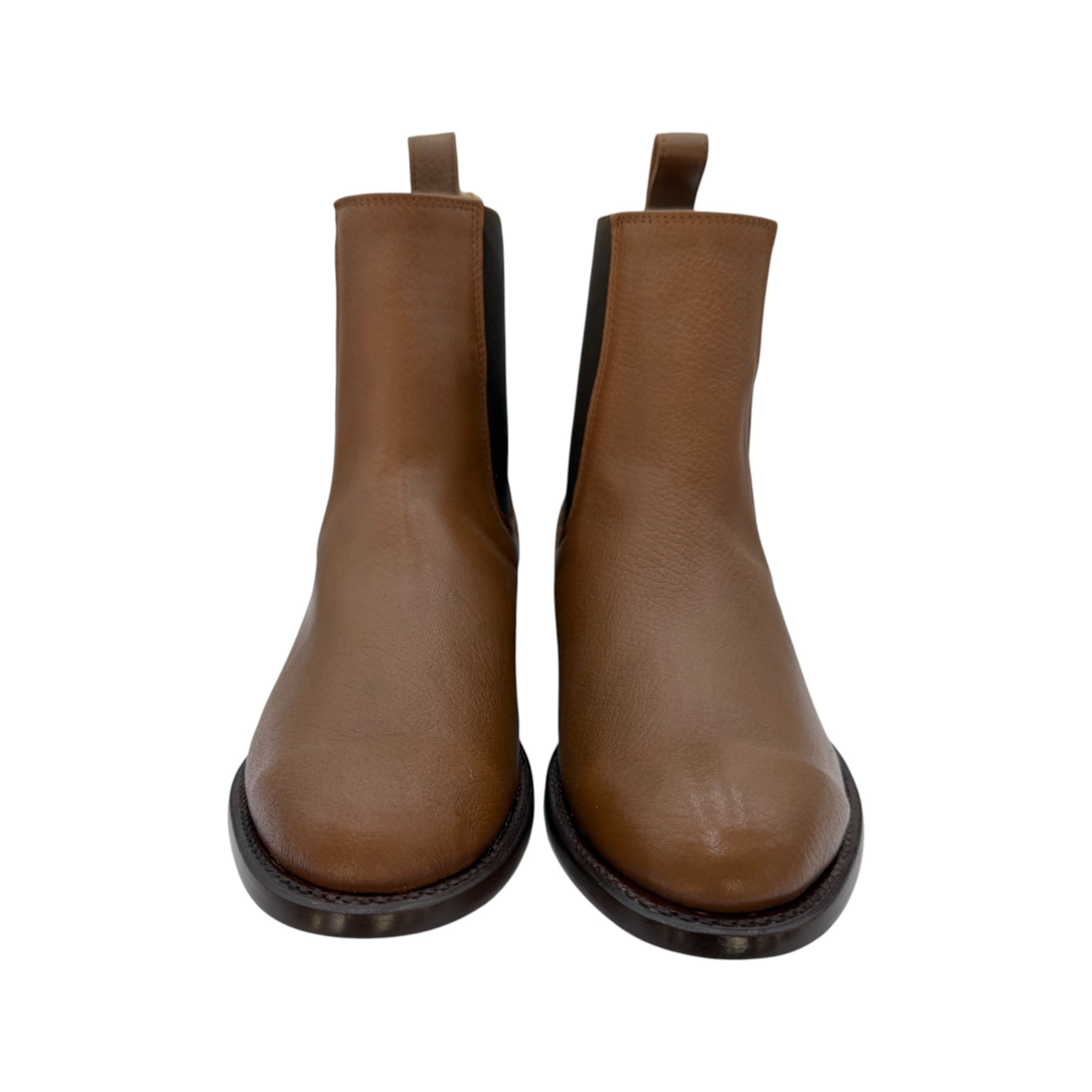 BOTIN MEXICO CHARRO PIEL DE VENADO MIEL SUELA DE CUERO.