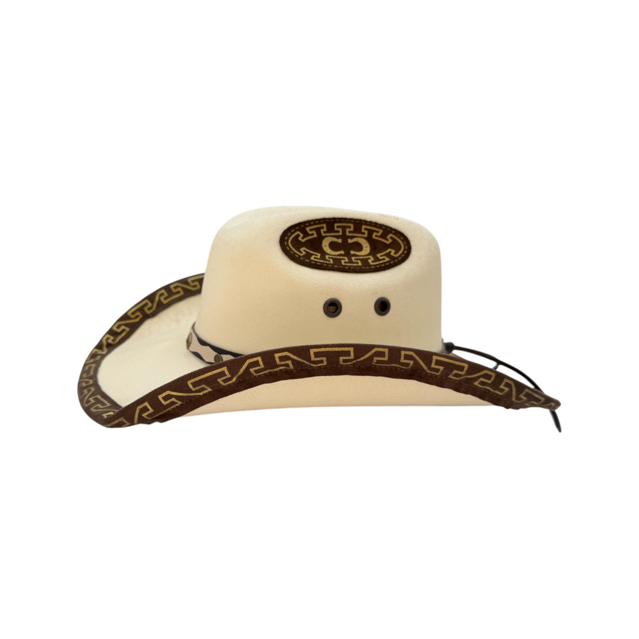 SOMBRERO BONANZA NIÑO LONA GRECA CAFE.