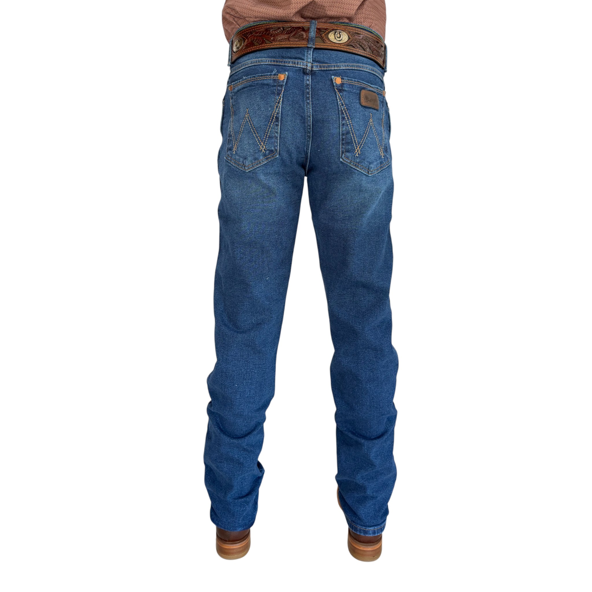 PANTALÓN DE MEZCLILLA WRANGLER SLIM FIT AZUL MEDIO