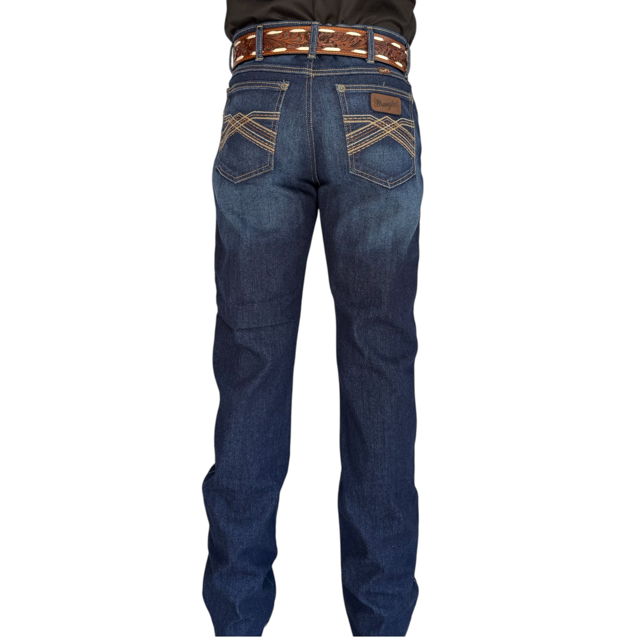PANTALÓN DE MEZCLILLA WRANGLER SLIM FIT AZUL OSCURO