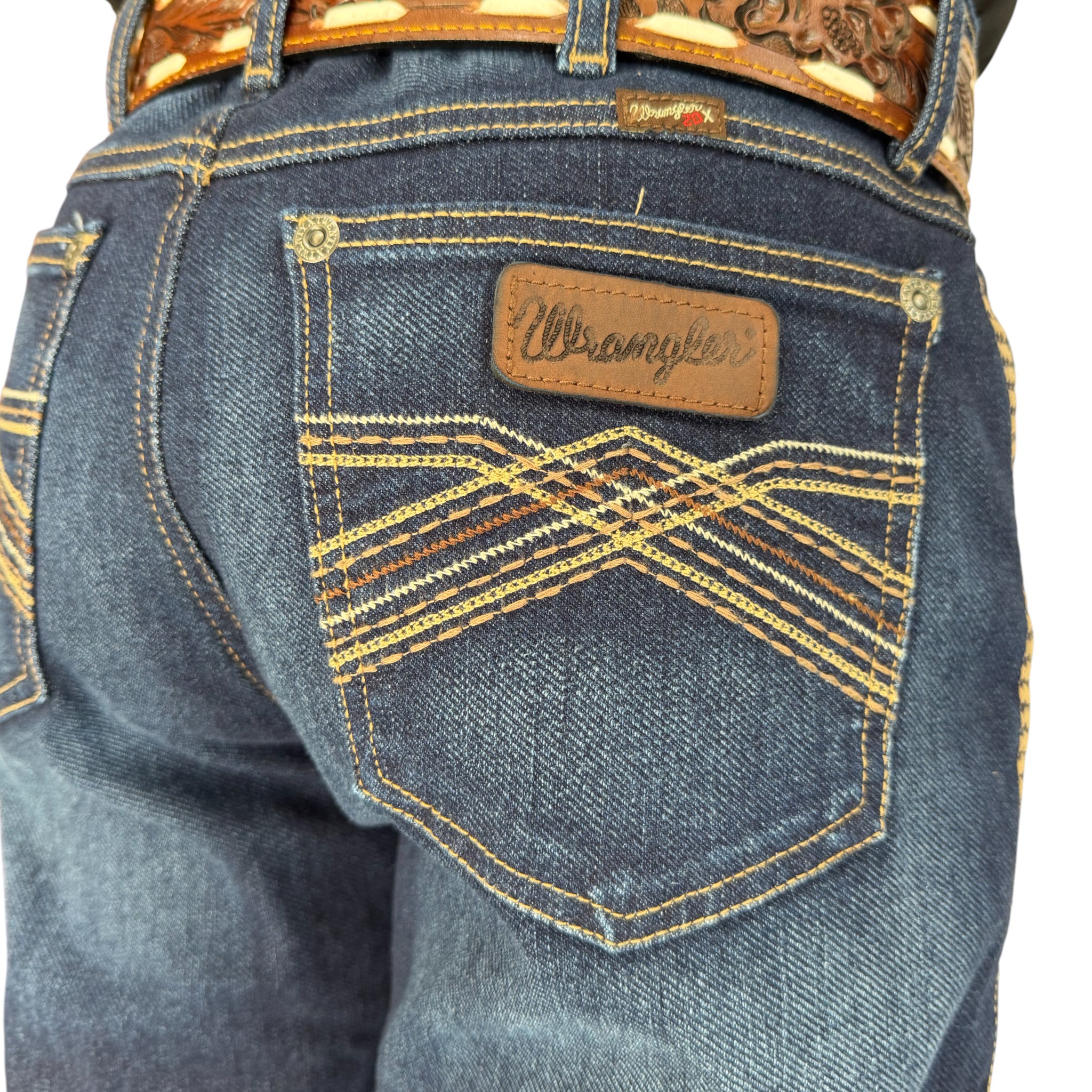 PANTALÓN DE MEZCLILLA WRANGLER SLIM FIT AZUL OSCURO