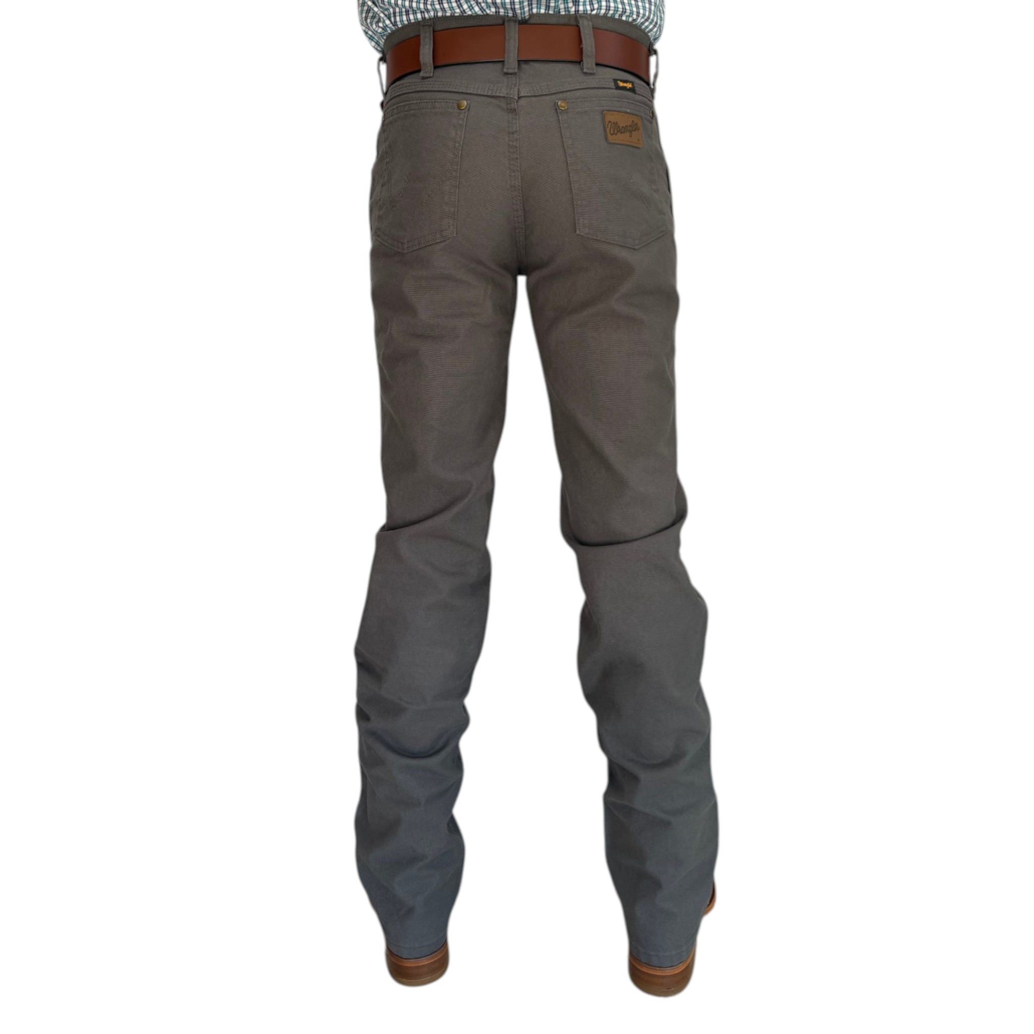 PANTALÓN WRANGLER CABALLERO GRIS ESTILO VESTIR EN DENIM