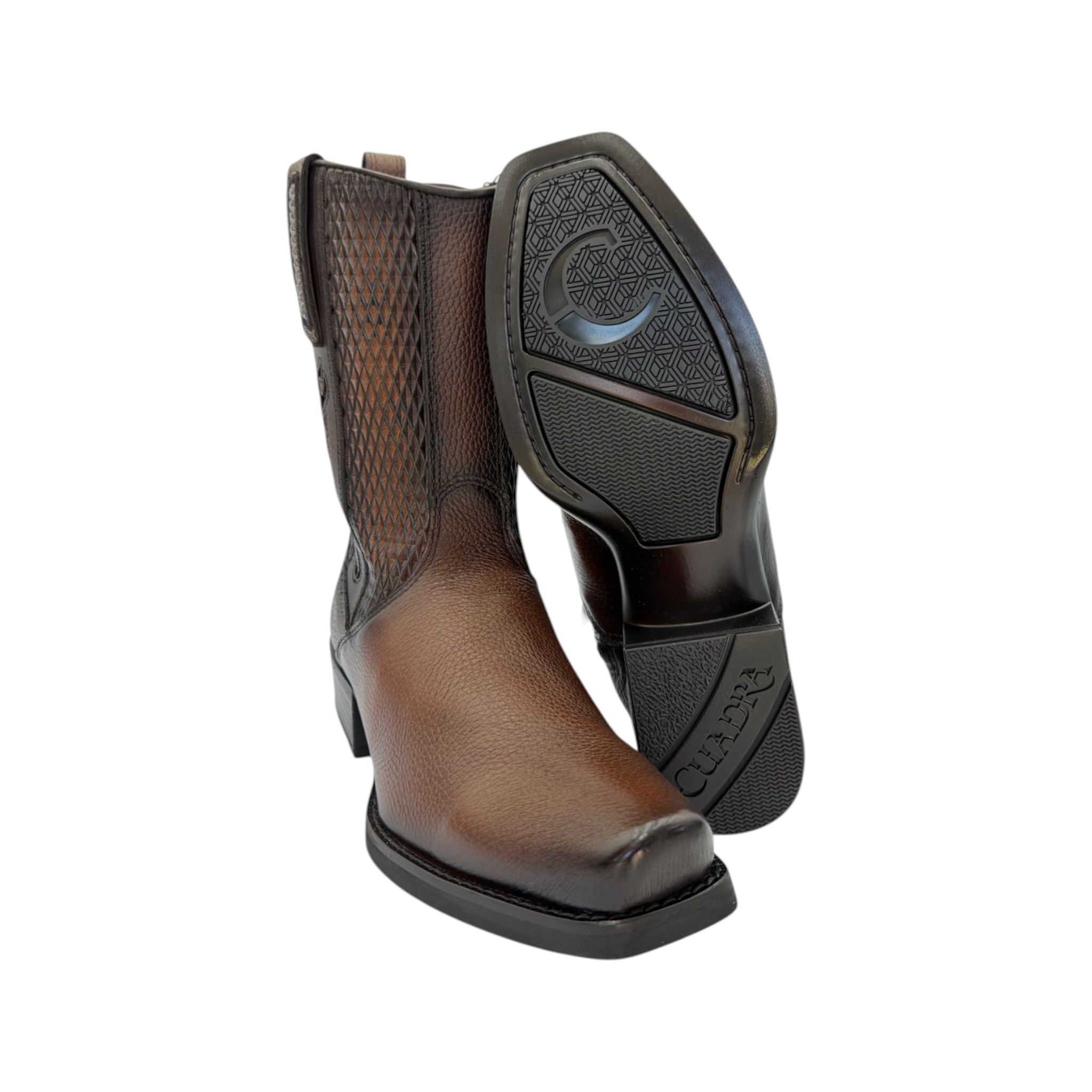 BOTA CUADRA VENADO ITALIANO MIEL.