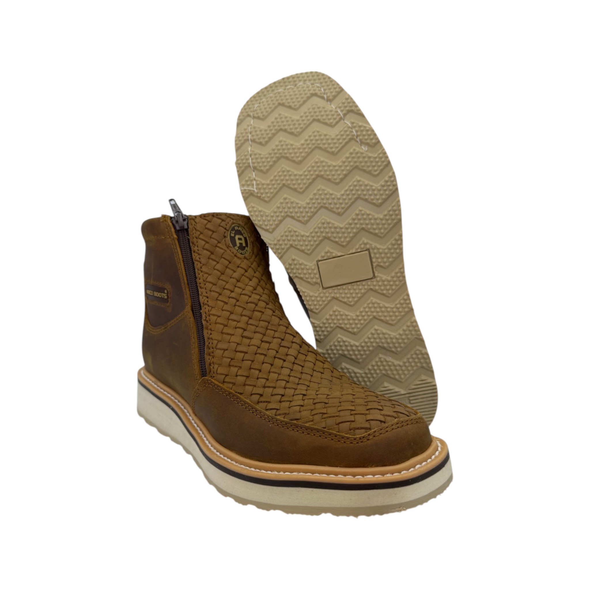 BOTIN AGAVERO CHARLY PETATILLO MIEL SUELA DOBLE DENSIDAD.