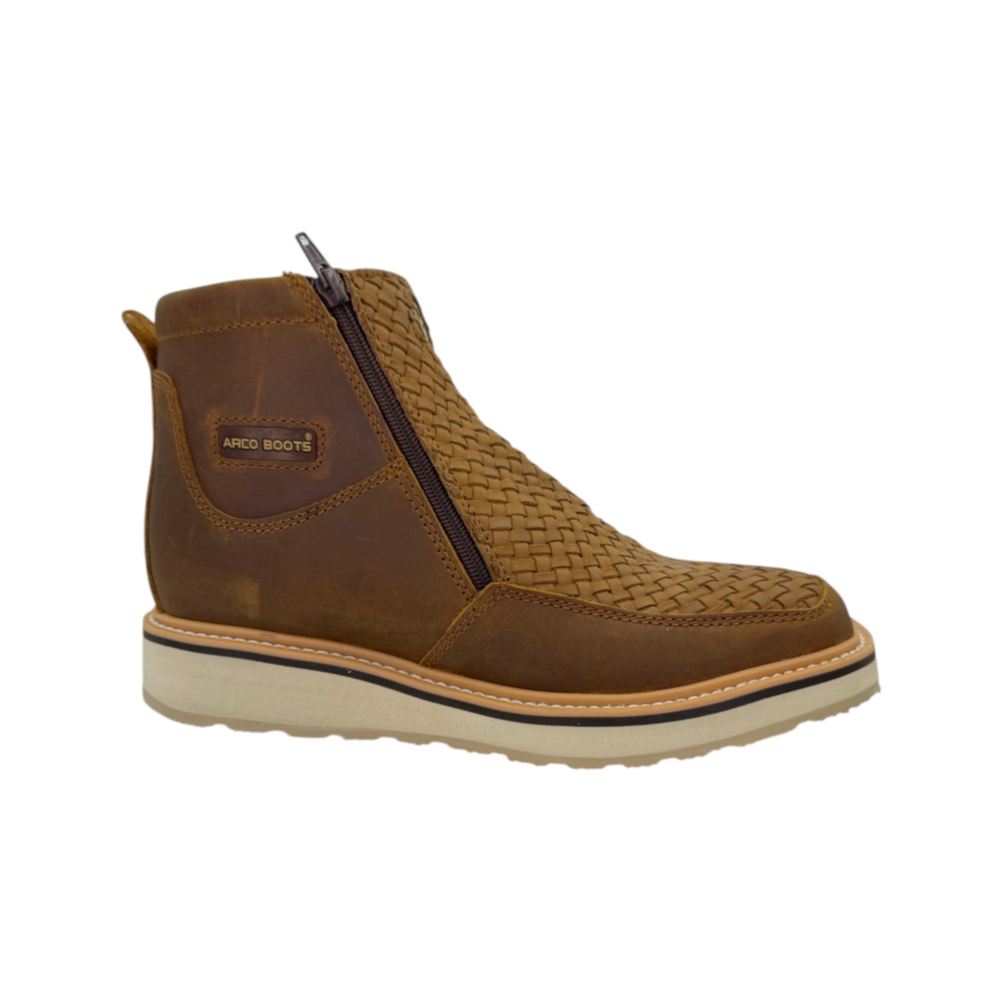 BOTIN AGAVERO CHARLY PETATILLO MIEL SUELA DOBLE DENSIDAD.