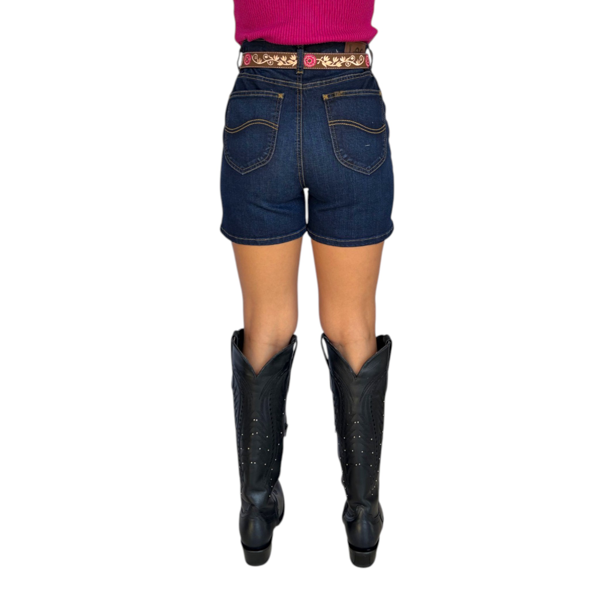 SHORT LEE PARA DAMA MEZCLILLA.