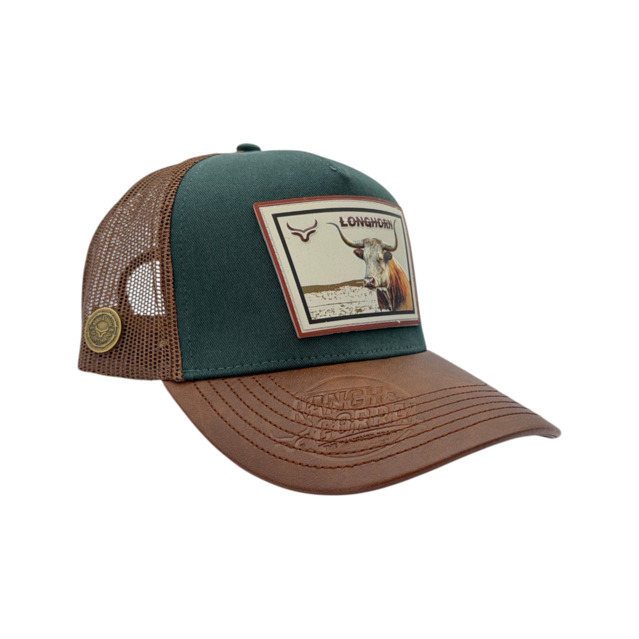GORRA RANCH&CORRAL MODELO LONGHORN GREEN.