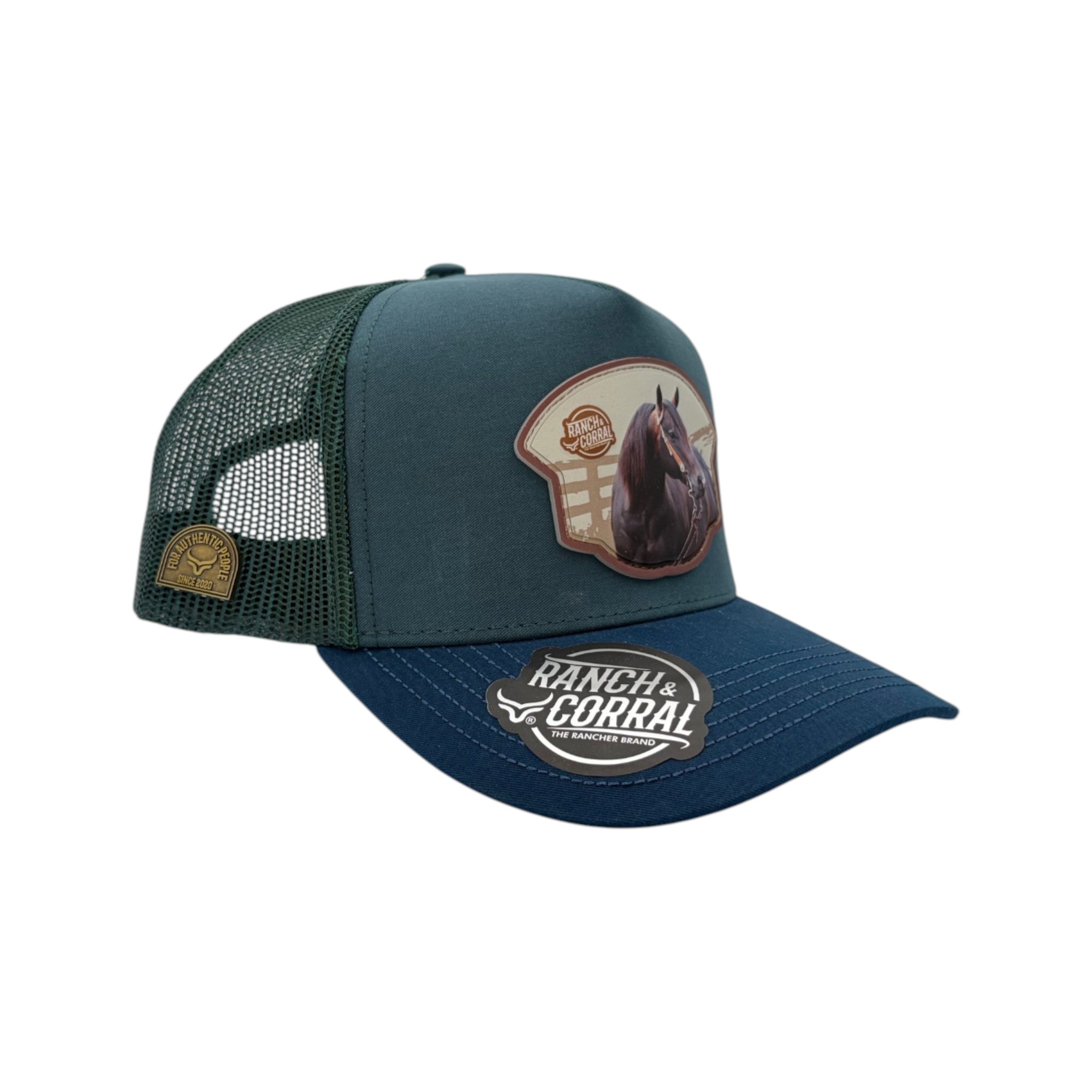 GORRA RANCH&CORRAL MODELO ALAZAN BLUE.