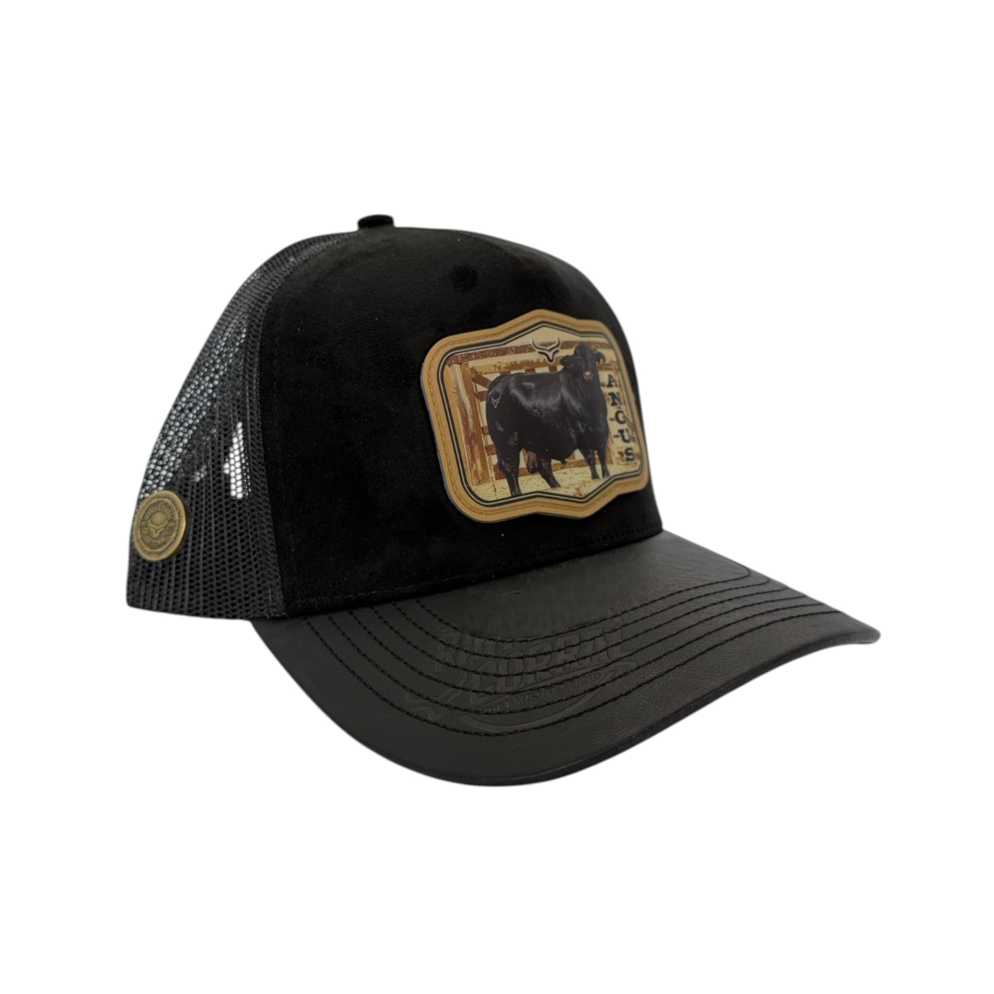 GORRA RANCH&CORRAL MODELO ANGUS NEGRO.