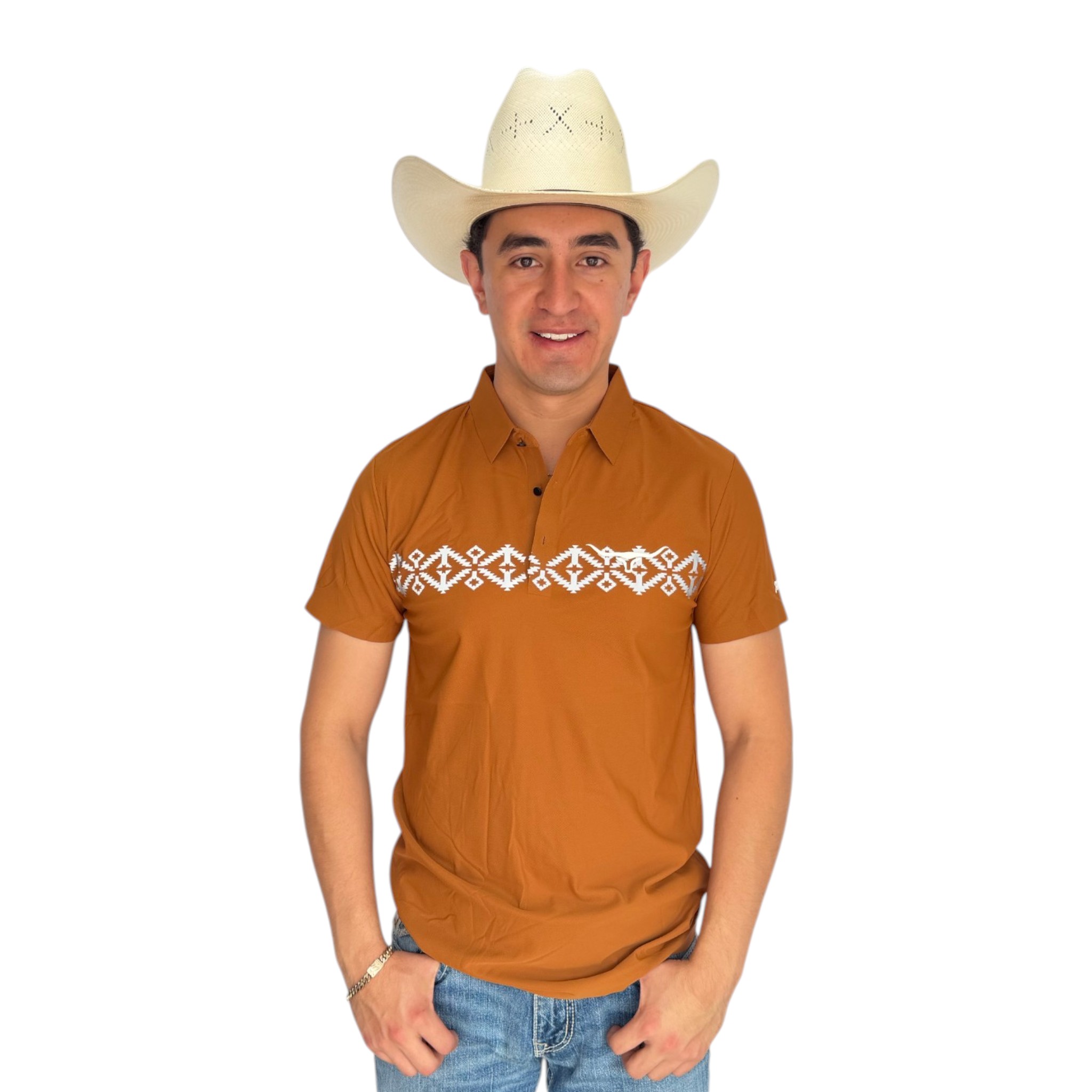 PLAYERA REPLICADOS MIEL MANGA CORTA MODELO CHECOTAH.