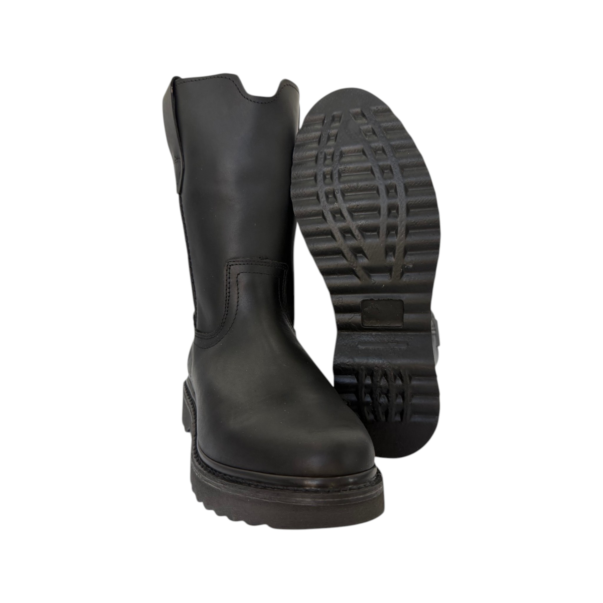 BOTA DE TRABAJO YUCON DE TUBO TRABAJO ÁMBAR NEGRO.