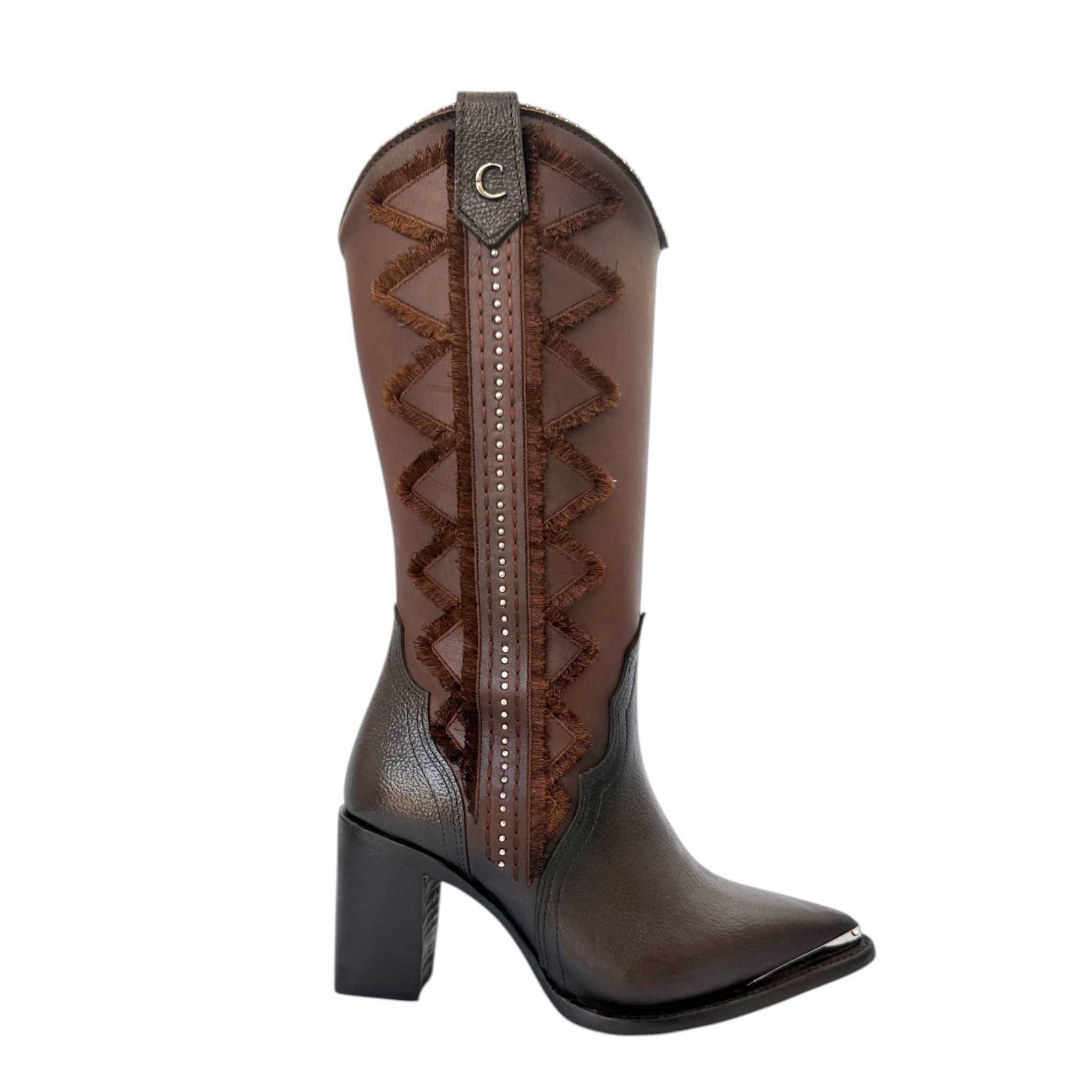 IMG_5802-Photoroom BOTA CUADRA DE DAMA MODELO AUSTRIA CAFÉ EN PIEL DE RES.