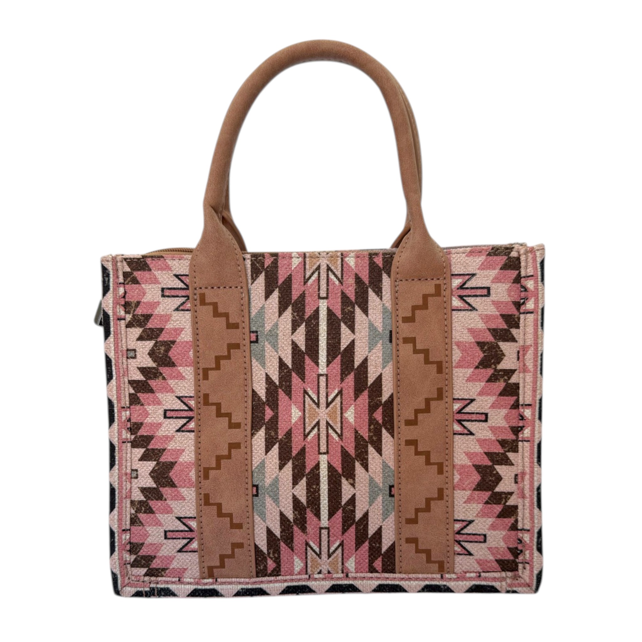 BOLSA WRANGLER DAMA MODELO CHECOTAH ROSA  8120 BR.