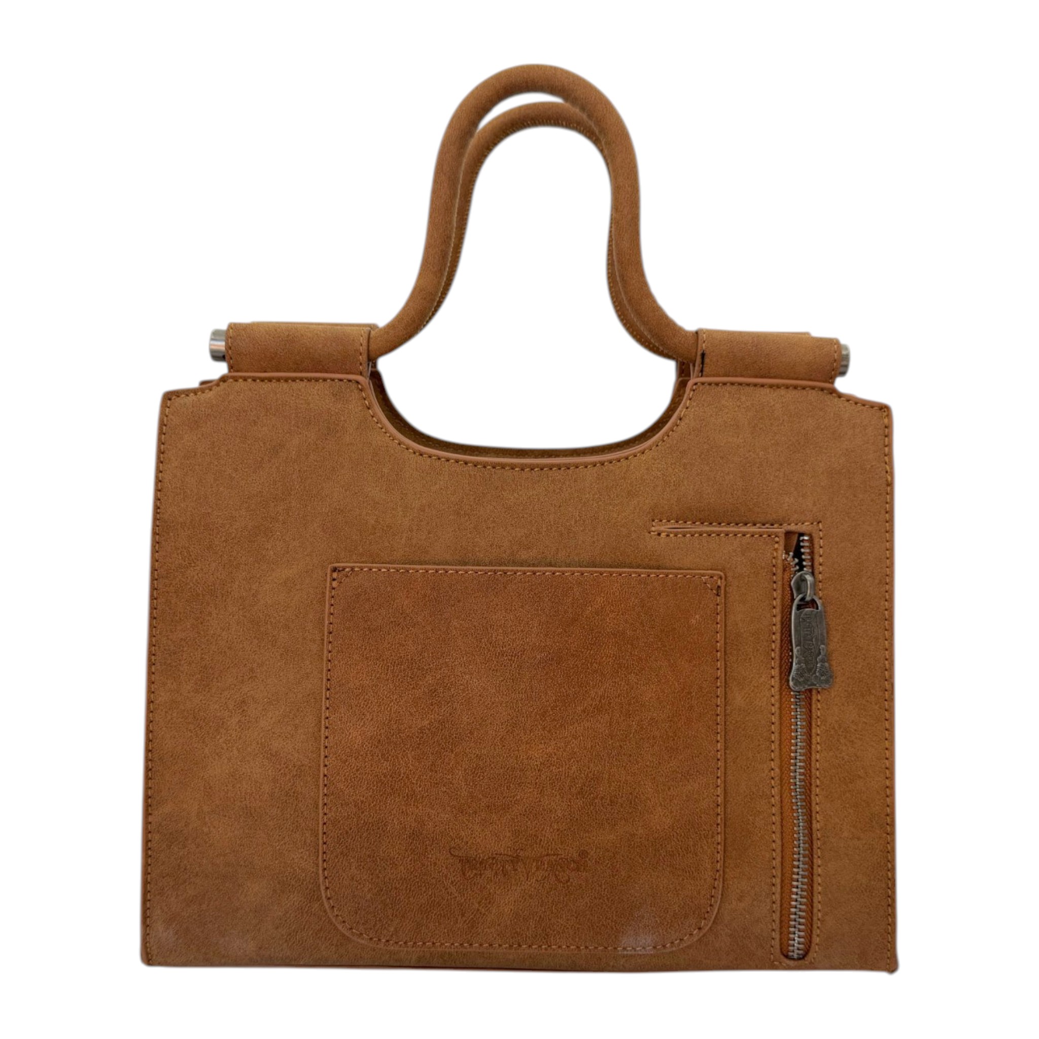 BOLSA TRINITY WEST DAMA MODELO PIEL CINCELADO CHECOTAH 8250 BR.