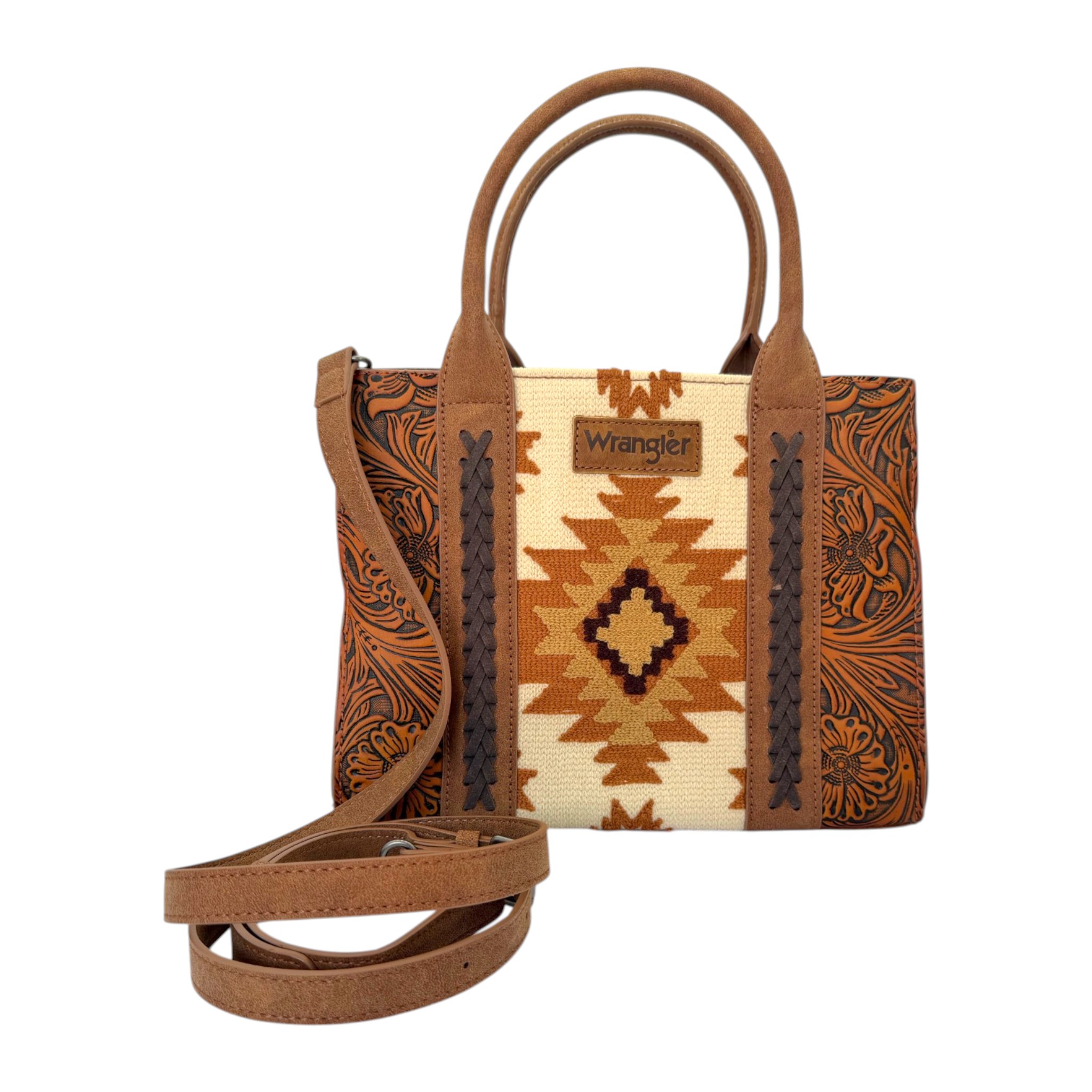 BOLSA WRANGLER DAMA MODELO CHECOTAH Y  CINCELADO 8120 SDPK.