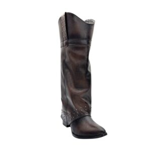 BOTA PARA DAMA MARCA VAQUERO SM MODELO 7050 MOKA