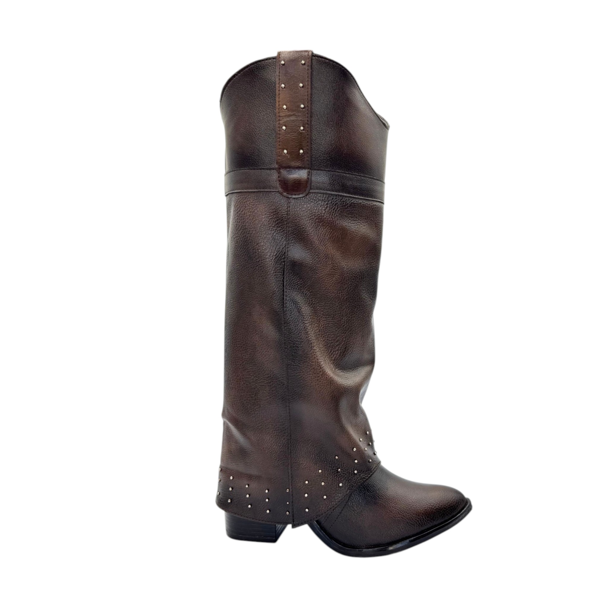 BOTA PARA DAMA MARCA VAQUERO SM MODELO 7050 MOKA