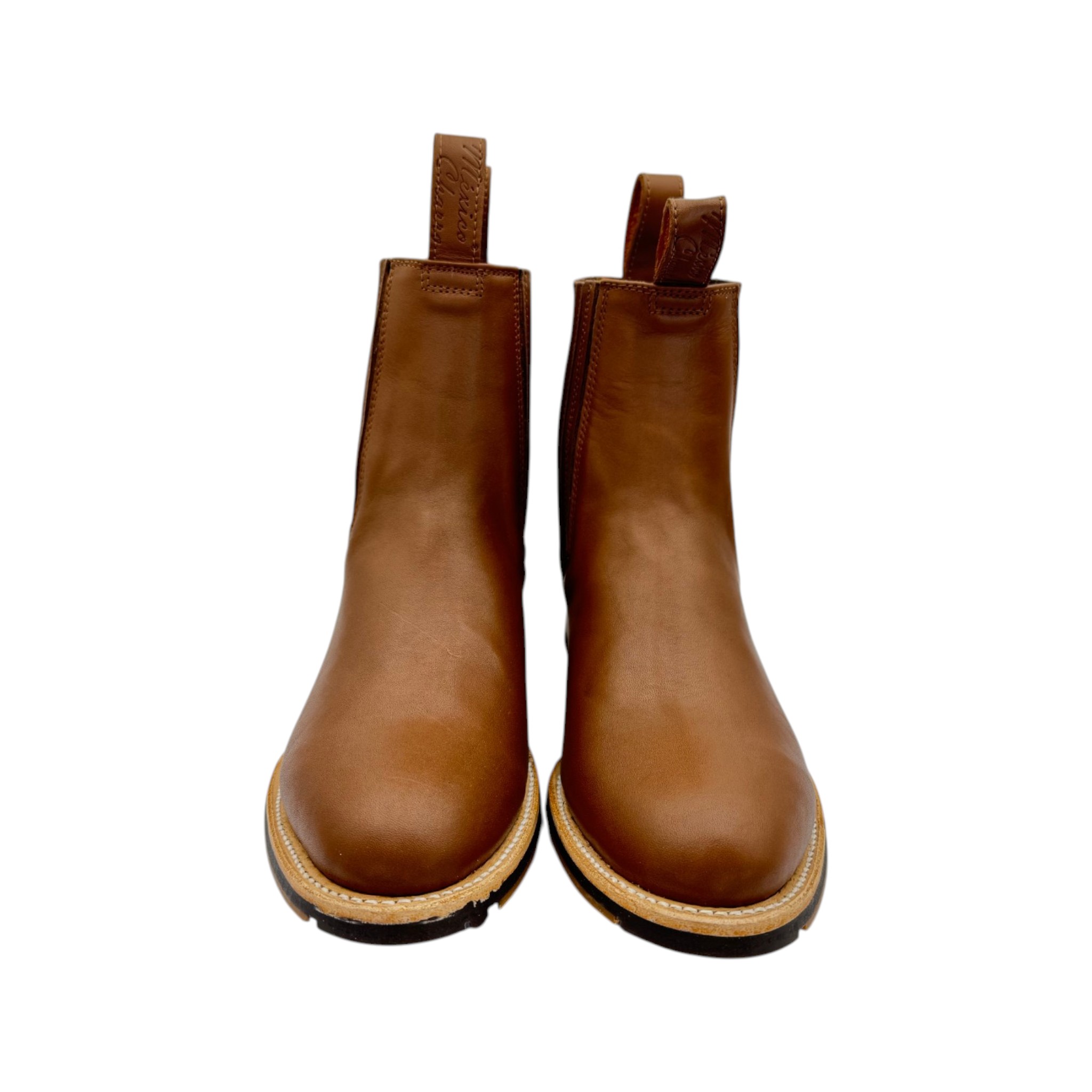 BOTIN MEXICO CHARRO ATANADO TABACO SUELA JUMPER.
