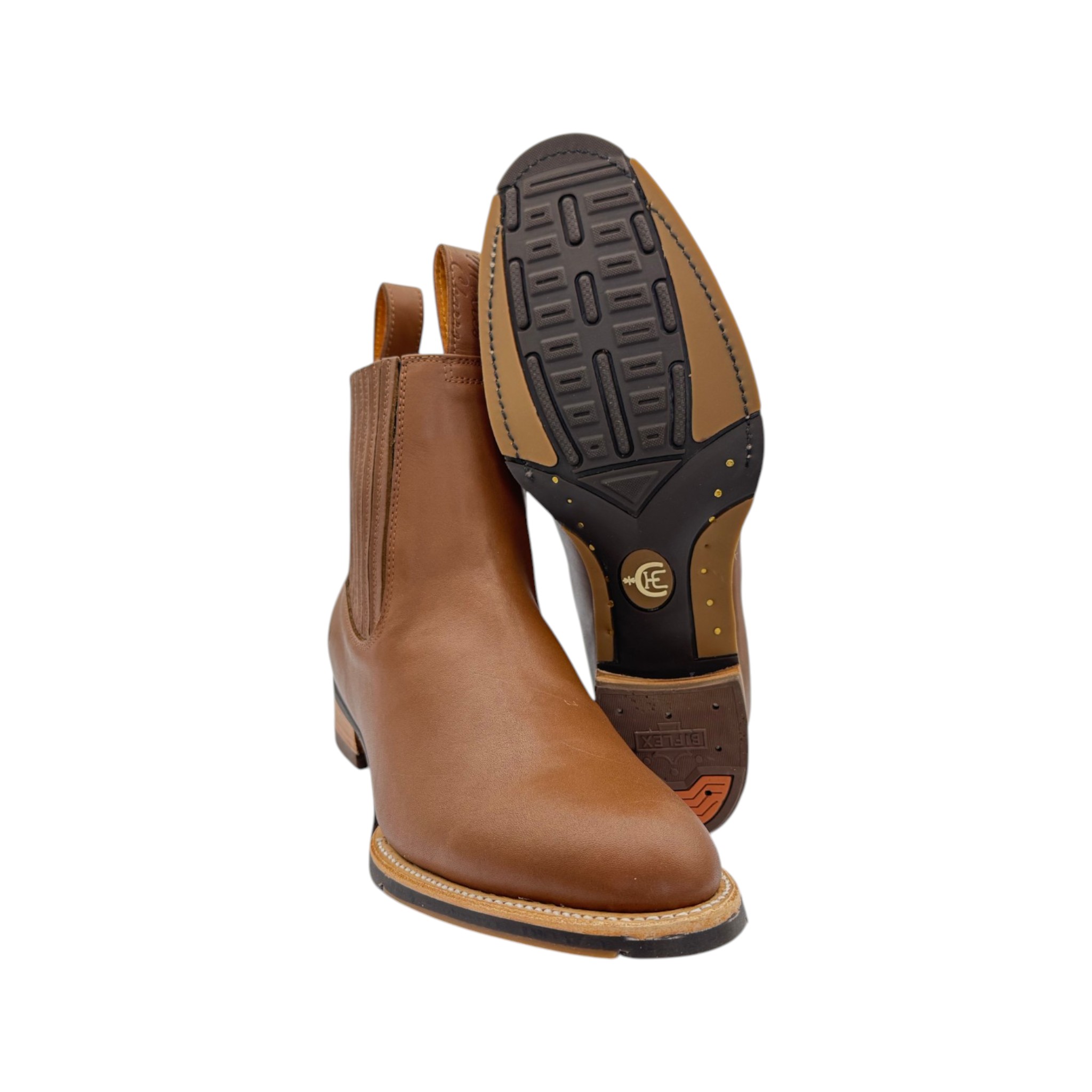 BOTIN MEXICO CHARRO ATANADO TABACO SUELA JUMPER.