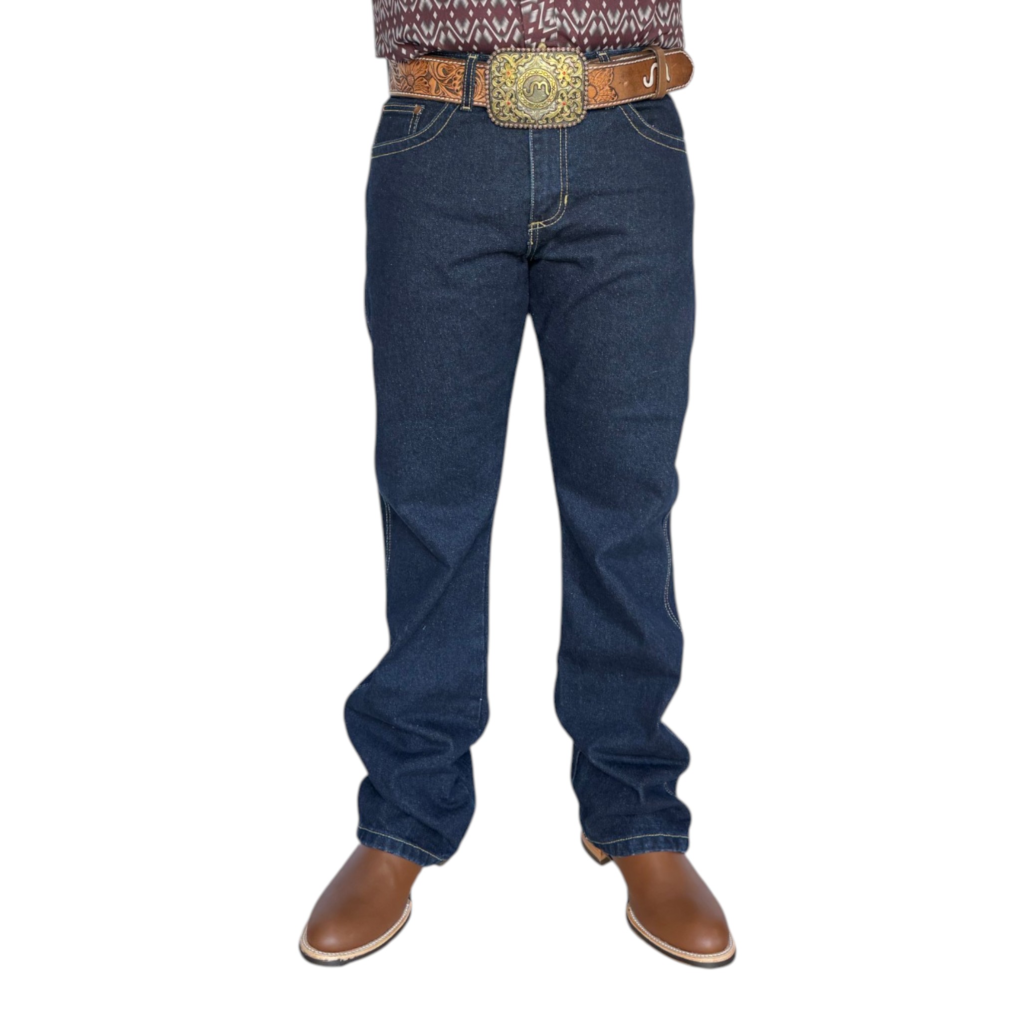 PANTALON WRANGLER MODELO RETRO AZUL MARINO.