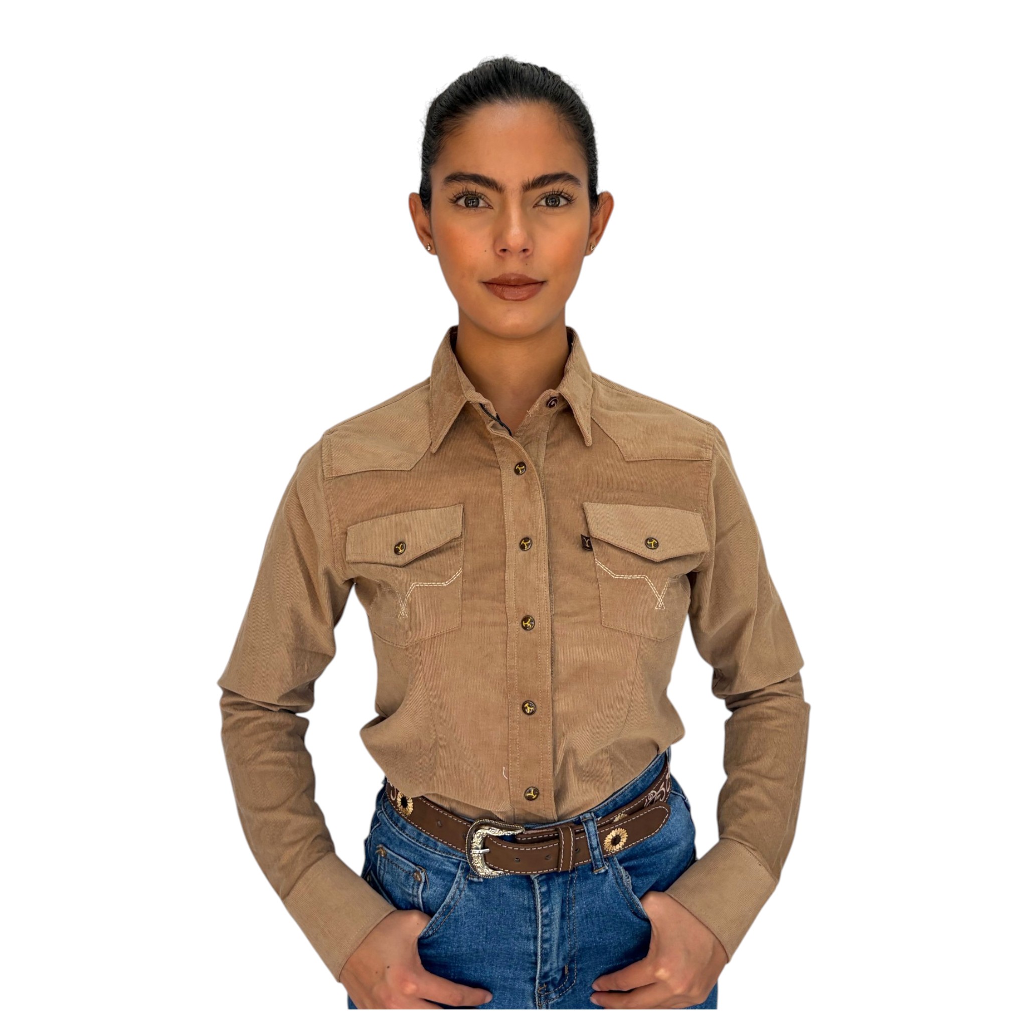 CAMISA DAMA YELLOWSTONE ARENA