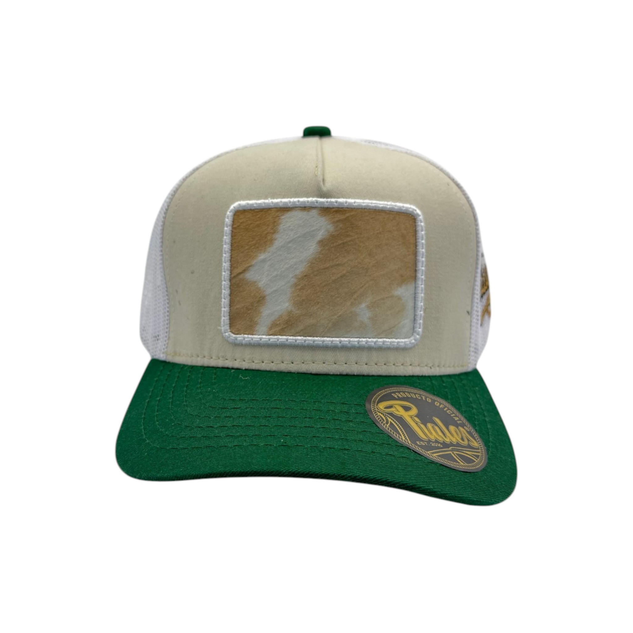 GORRA PIALES LINEA PRO FIERRO HUESO/BOTELLA/BLANCO.