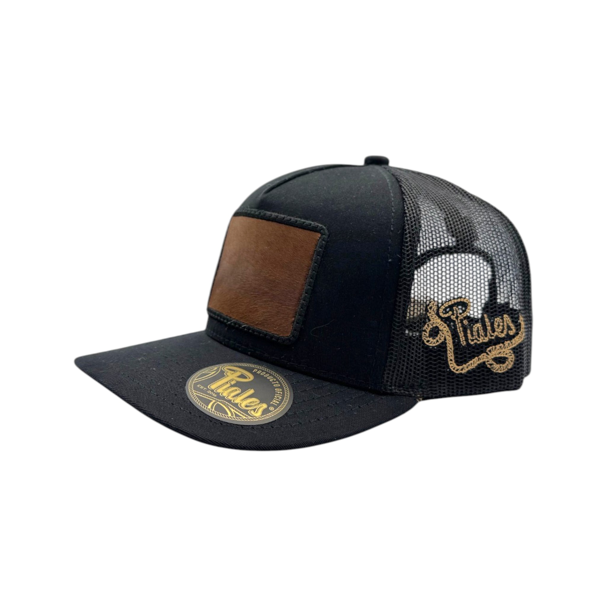 GORRA PIALES LINEA PRO FIERRO NEGRO/CAMEL.