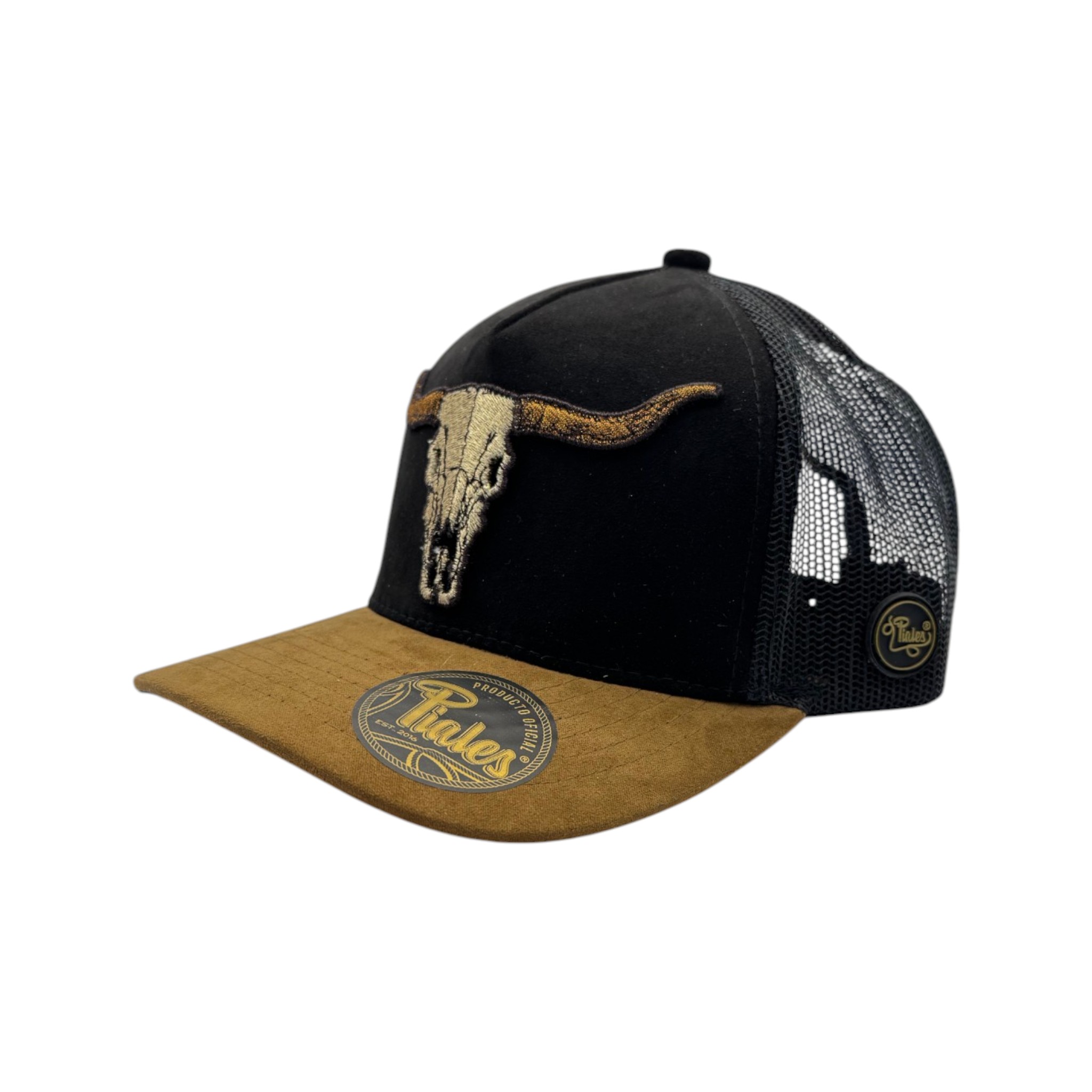 GORRA PIALES LINEA PREMIUM TEXAS NEGRO.