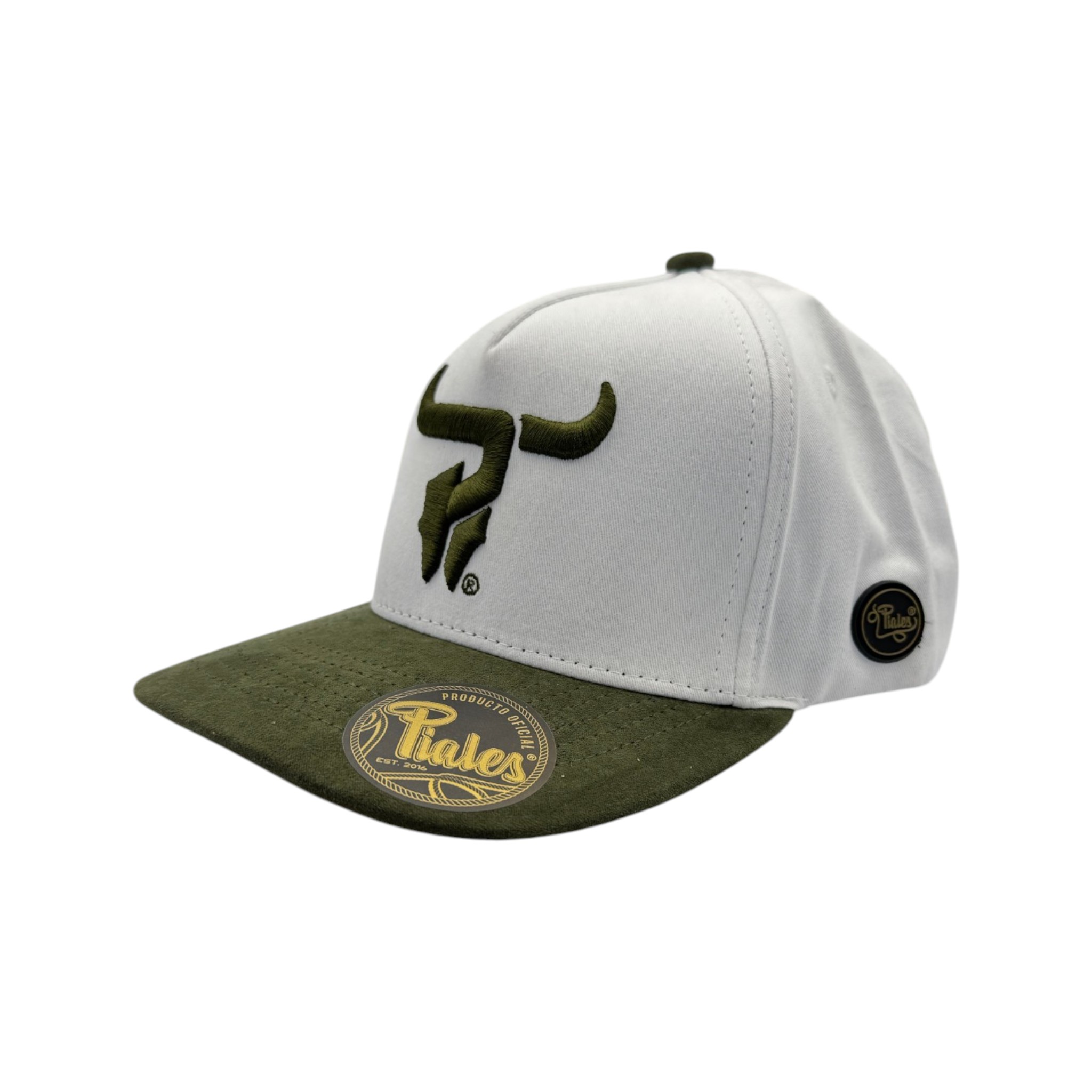 GORRA PIALES LINEA PREMIUM ABOLENGO BLANCO.
