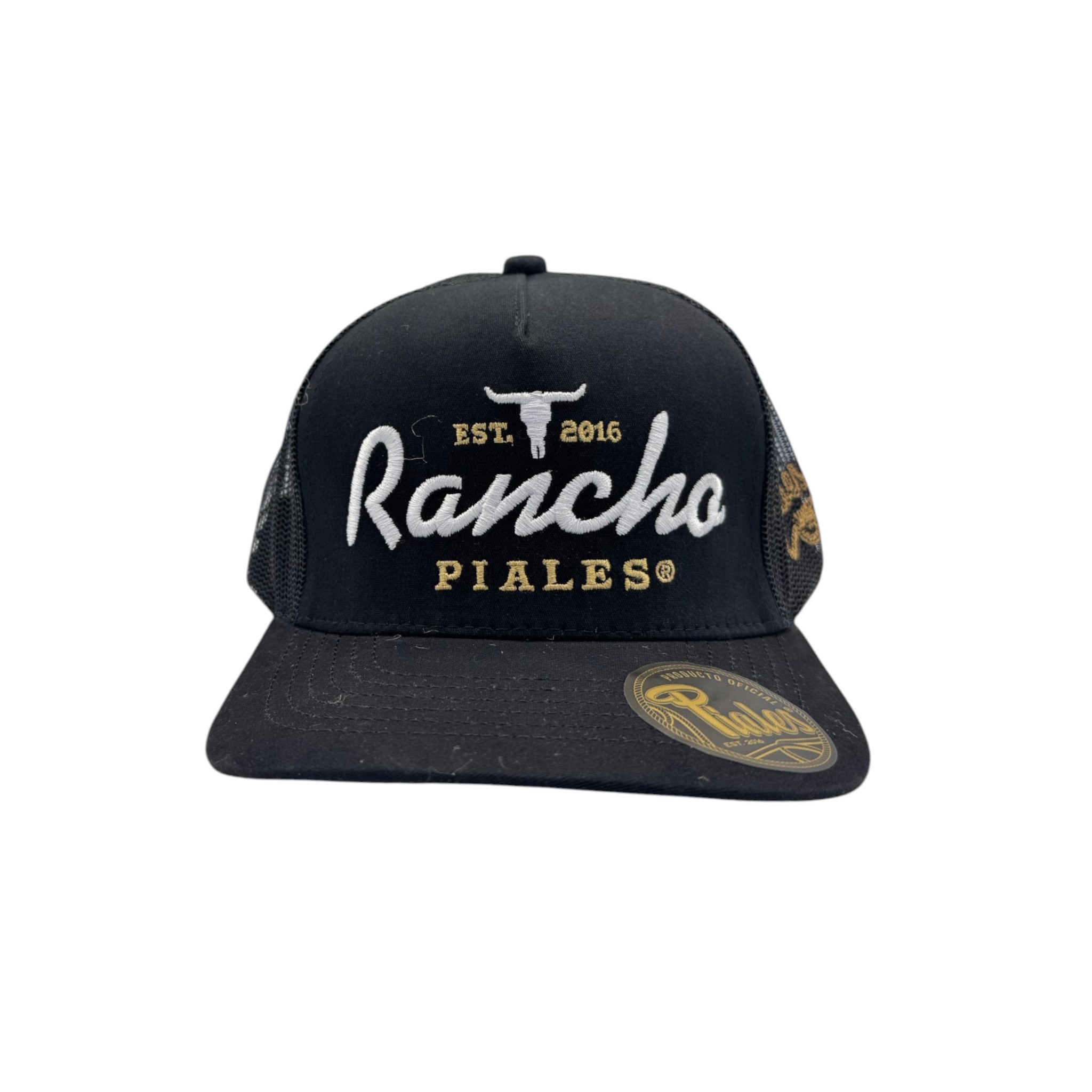 GORRA PIALES LINEA PRO RANCHO PIALES NEGRO.