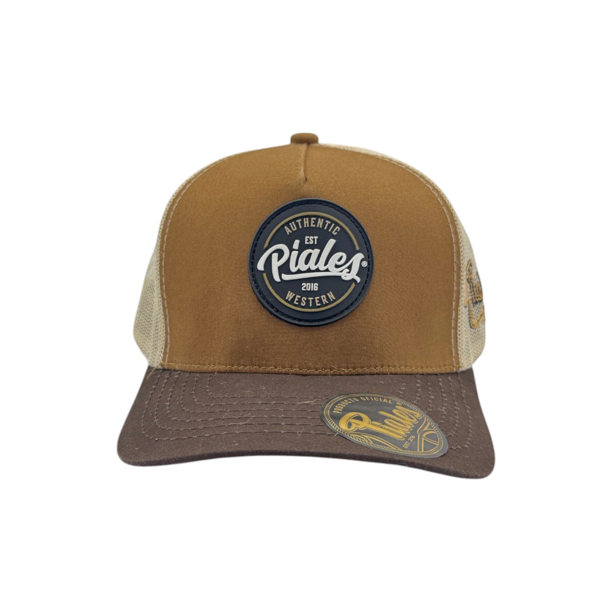 GORRA PIALES LINEA PRO PIALES VINTAGE CAFÉ/CAQUI.