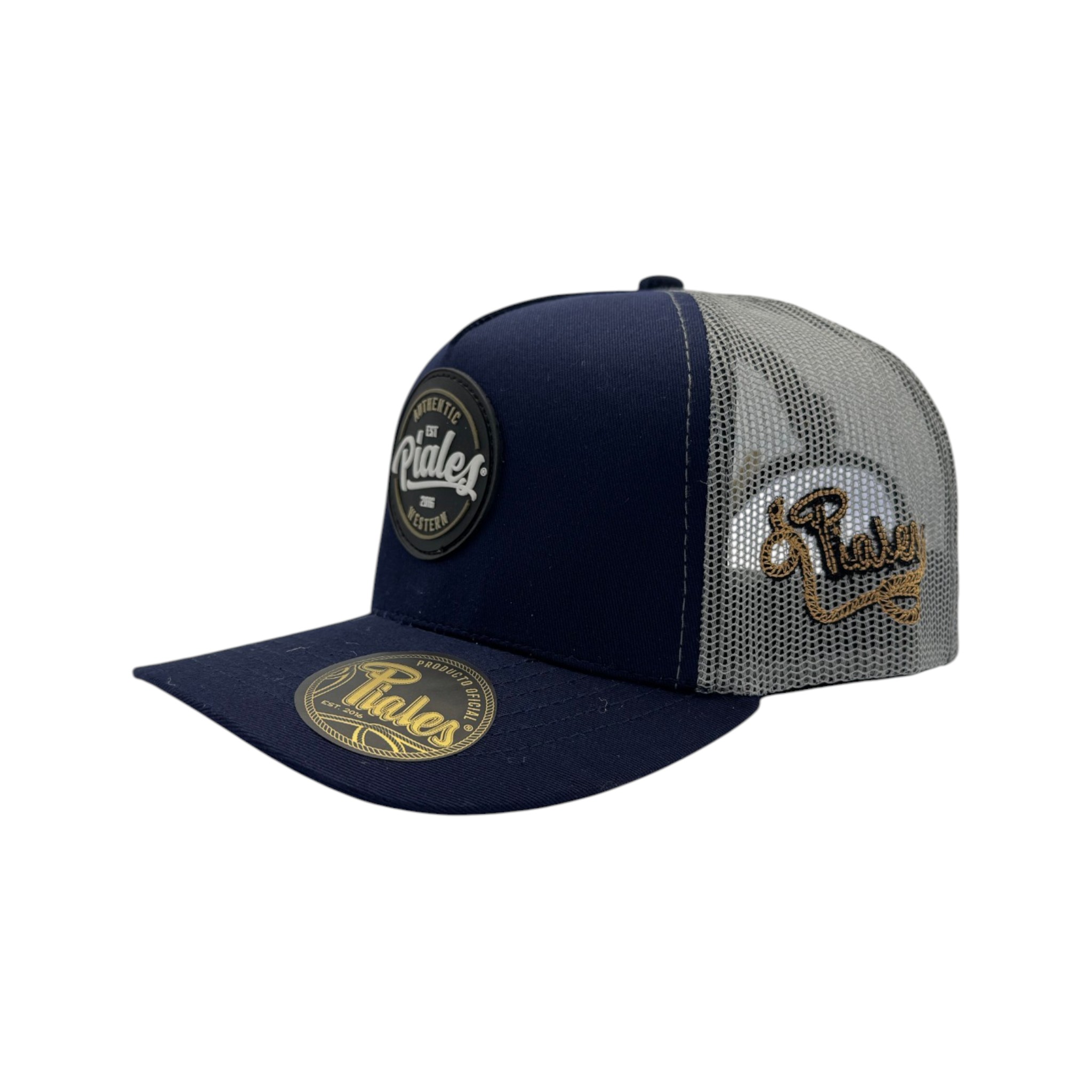 GORRA PIALES LINEA PRO PIALES VINTAGE MARINO/GRIS.