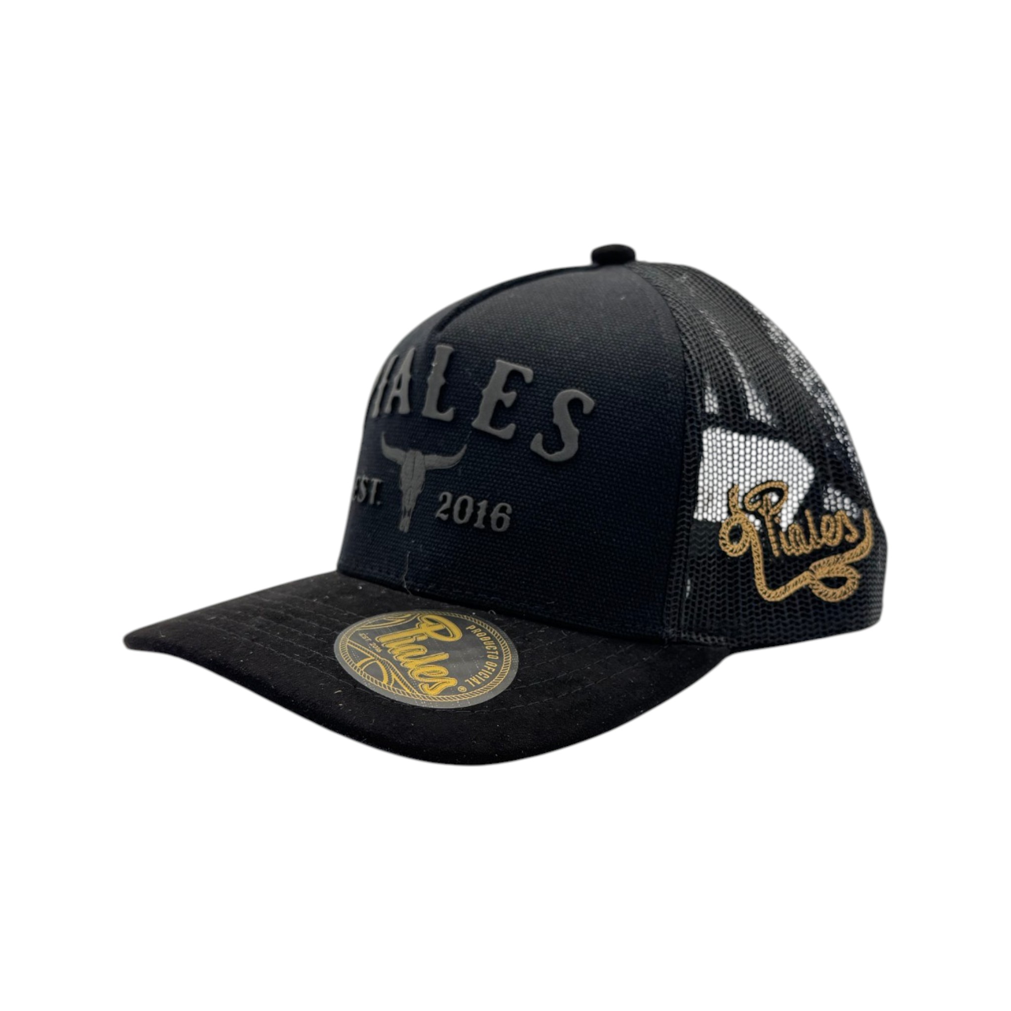 GORRA PIALES LINEA PREMIUM CLASSIC NEGRO.