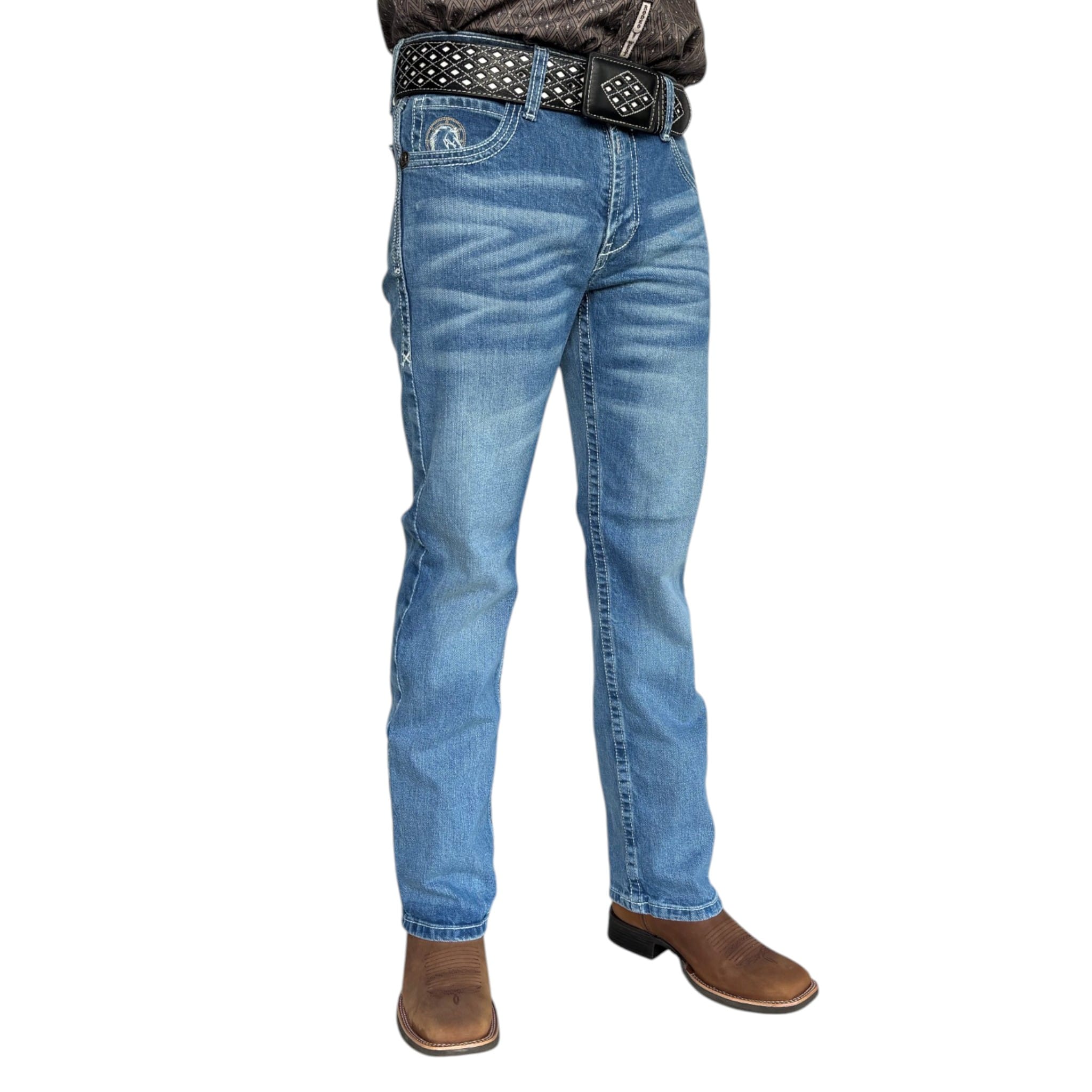 PANTALON KAJM MODELO PICAZO COLOR AZUL CIELO.