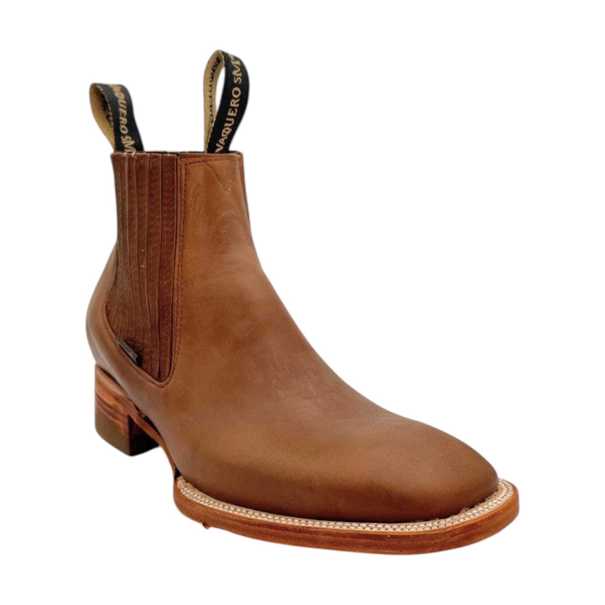BOTIN VAQUERO SM HORMA FRANCESA EN PIEL COLOR CAFÉ.